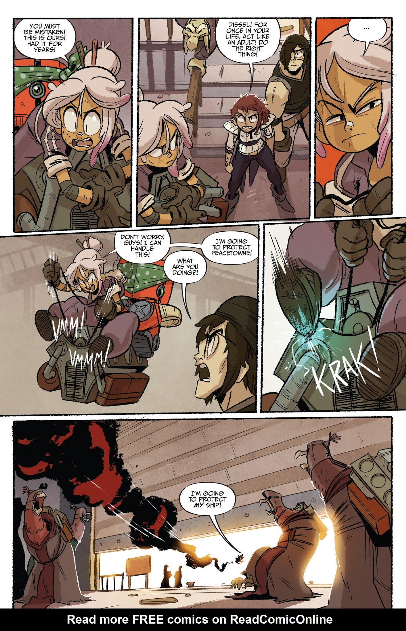 Read online Tyson Hesse's Diesel: Ignition comic -  Issue # TPB (Part 1) - 51