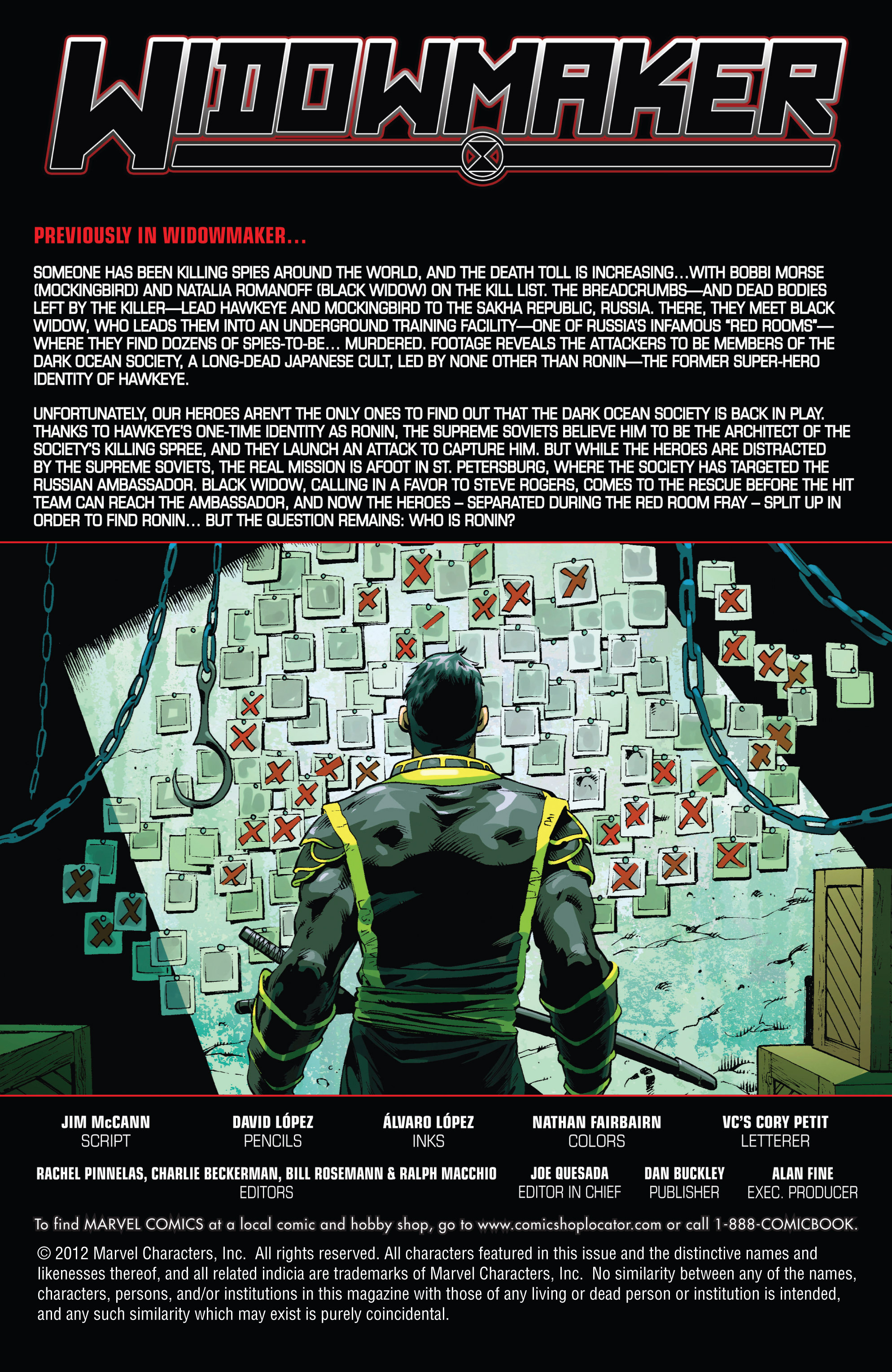 Read online Widowmaker comic -  Issue #3 - 2