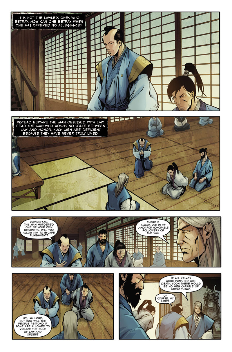 Read online Samurai's Blood comic -  Issue #1 - 5