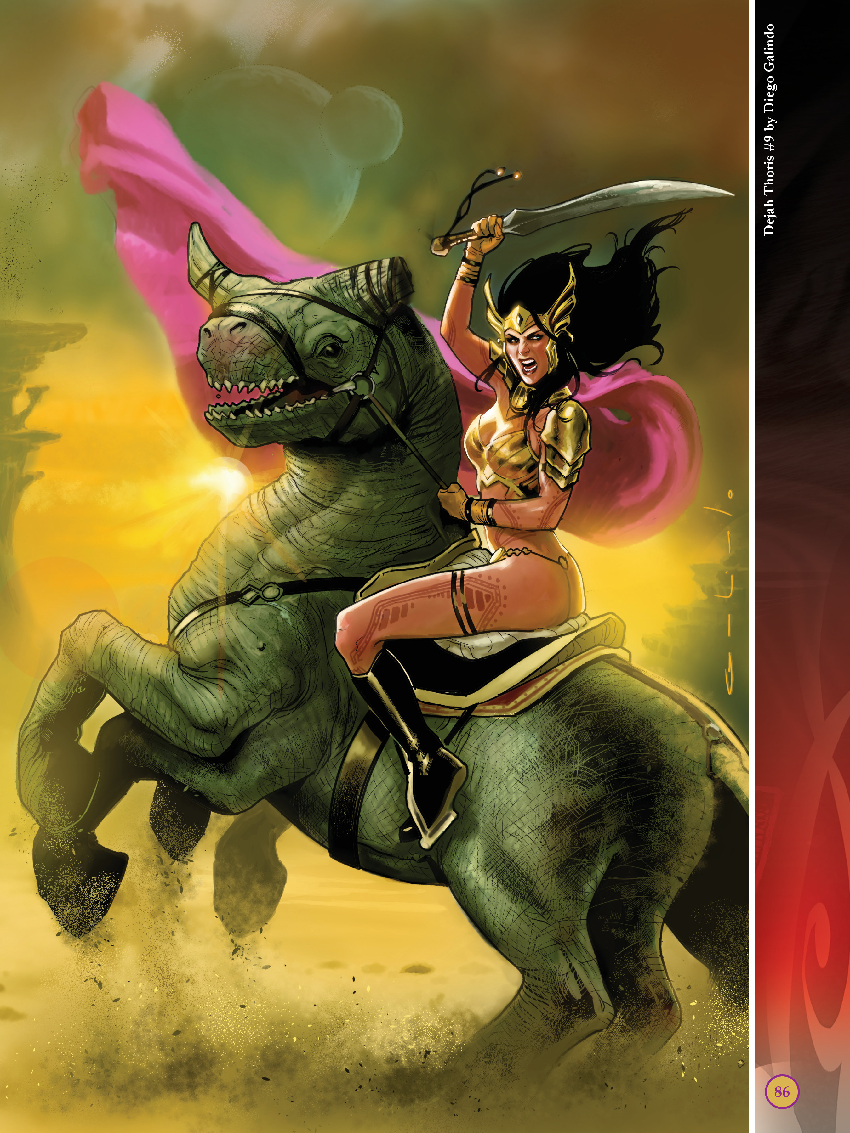 Read online The Art of Dejah Thoris and the Worlds of Mars comic -  Issue # TPB 2 (Part 1) - 85