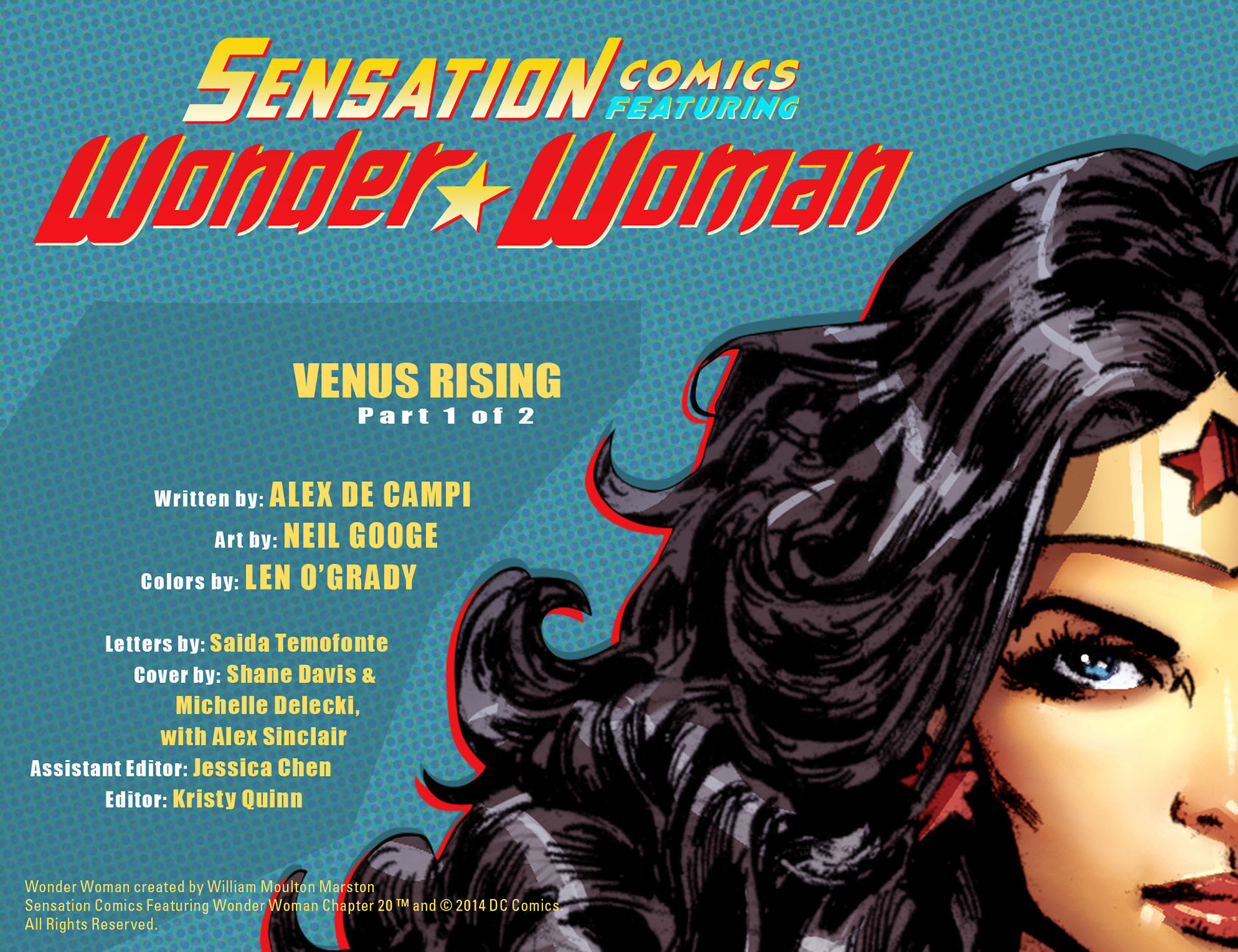 Read online Sensation Comics Featuring Wonder Woman comic -  Issue #20 - 2