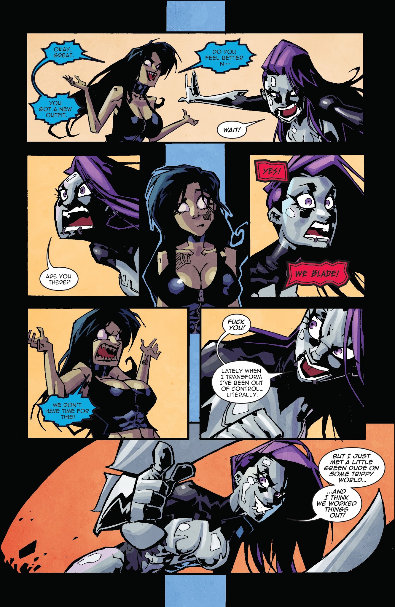 Read online Vampblade Season 2 comic -  Issue #6 - 10