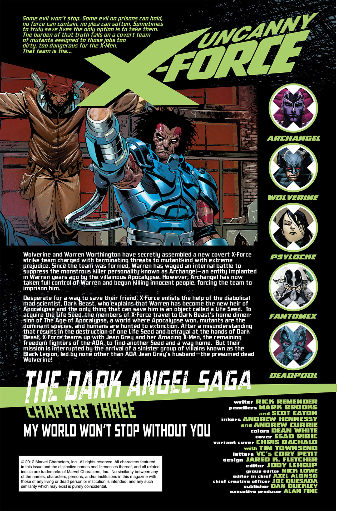 Read online Uncanny X-Force (2010) comic -  Issue #13 - 2