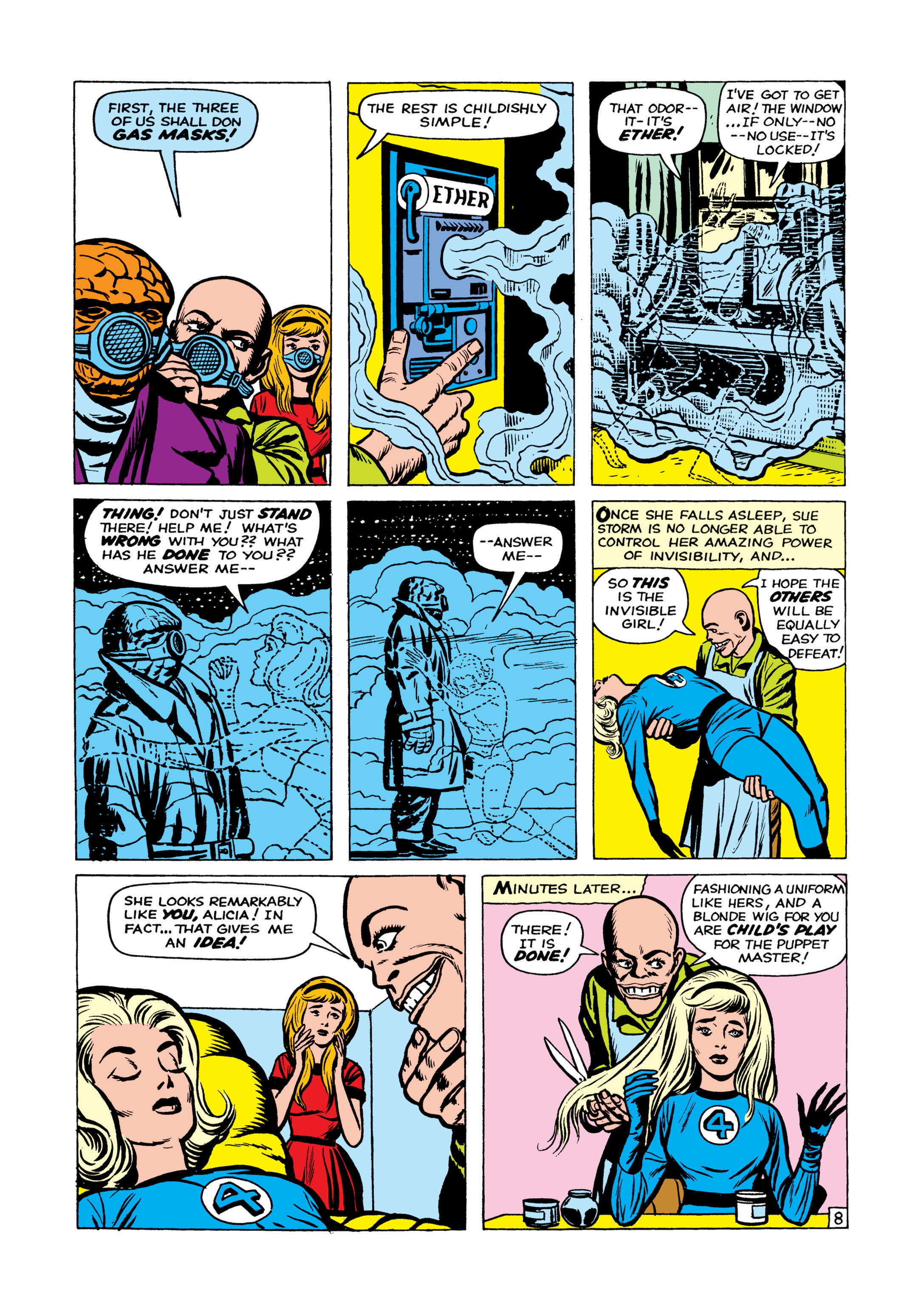 Read online Fantastic Four (1961) comic -  Issue #8 - 9