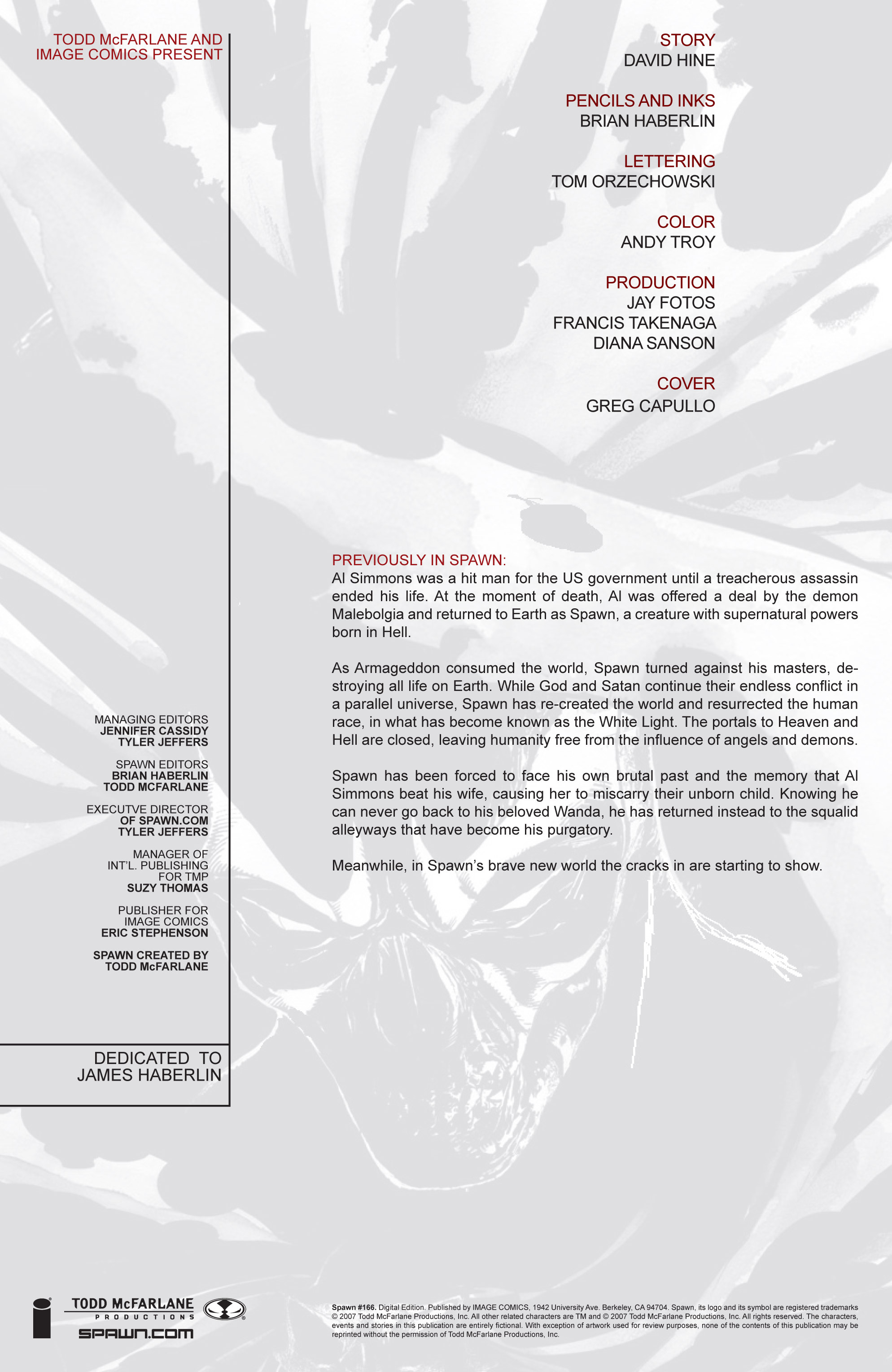 Read online Spawn comic -  Issue #166 - 2