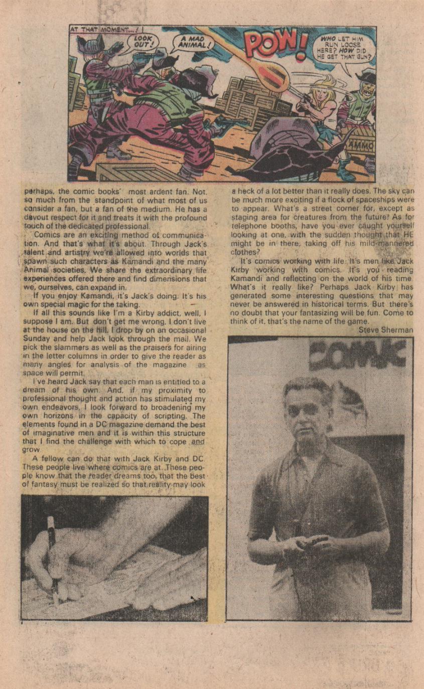 Read online Kamandi, The Last Boy On Earth comic -  Issue #32 - 29