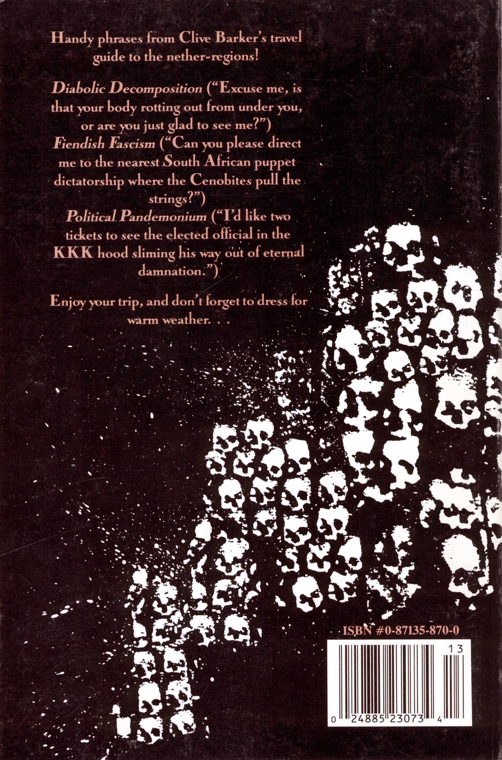 Read online Clive Barker's Hellraiser (1989) comic -  Issue #13 - 52
