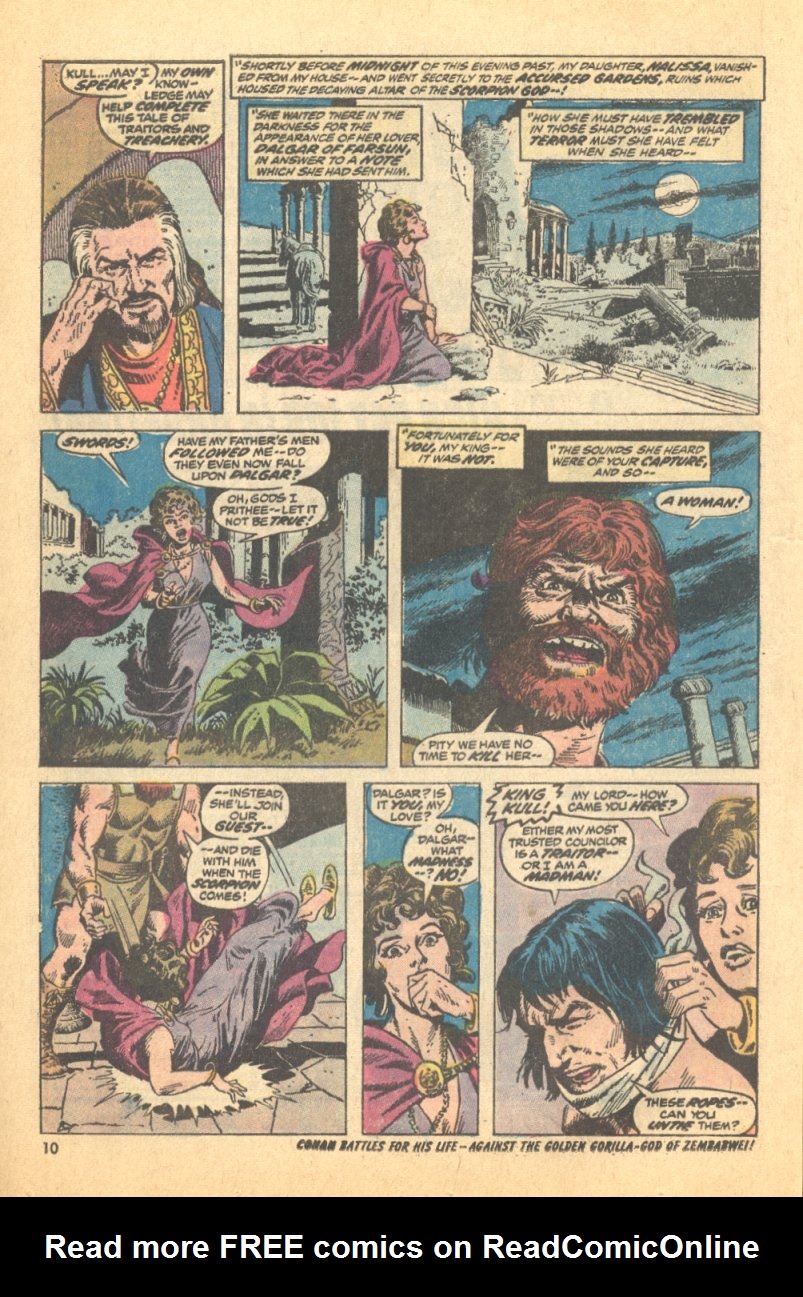 Read online Kull, the Conqueror (1971) comic -  Issue #9 - 8
