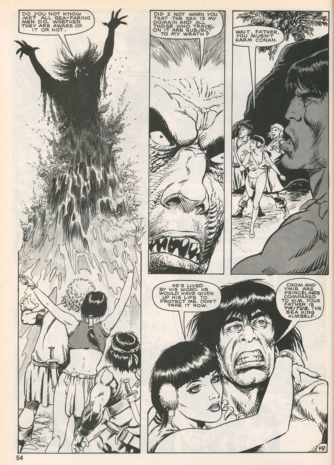 Read online The Savage Sword Of Conan comic -  Issue #129 - 52