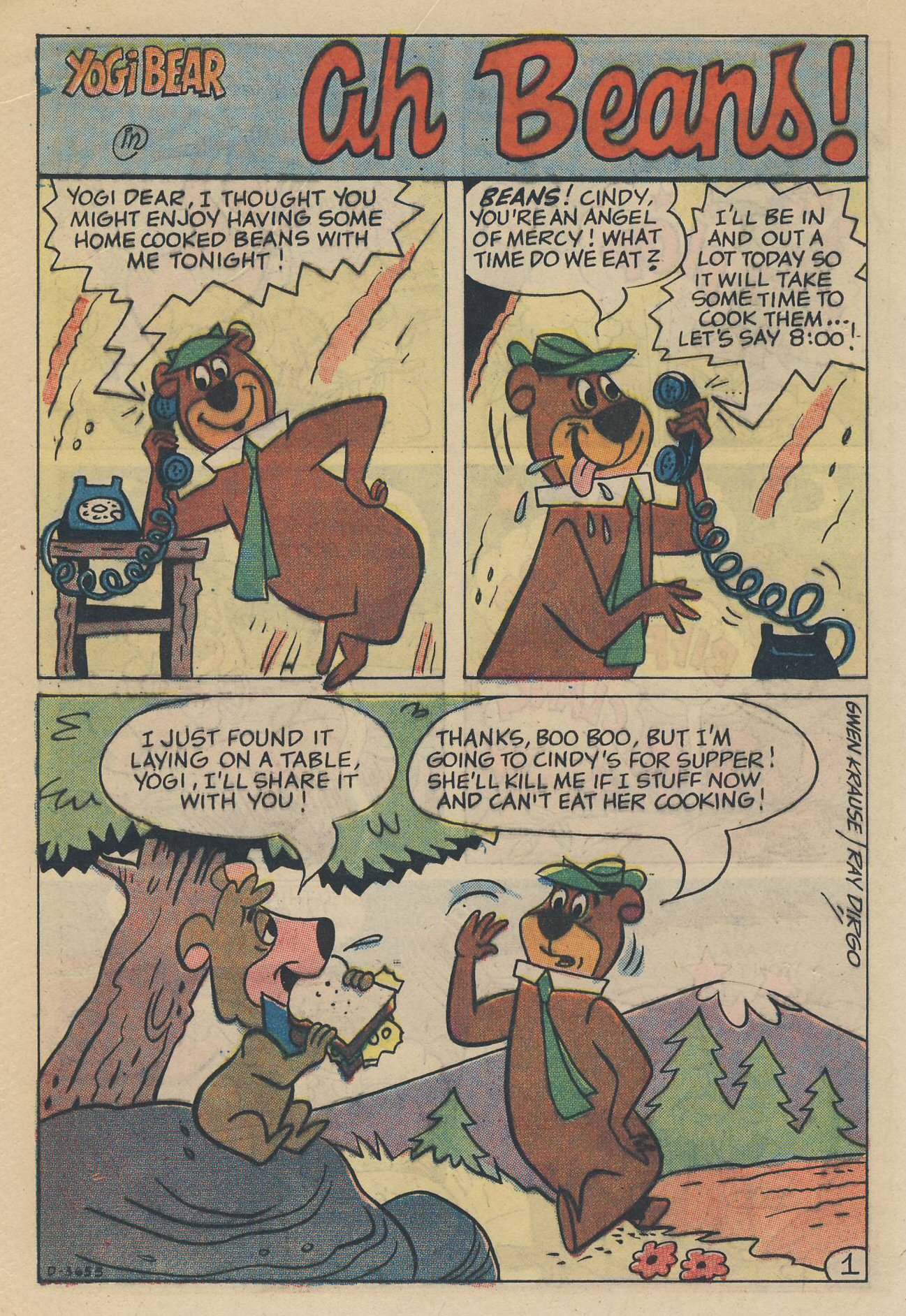 Read online Yogi Bear (1970) comic -  Issue #16 - 20
