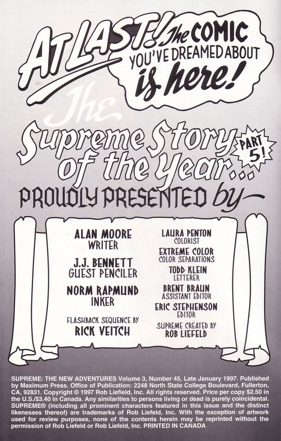 Supreme: The New Adventures Issue #45 #3 - English 2