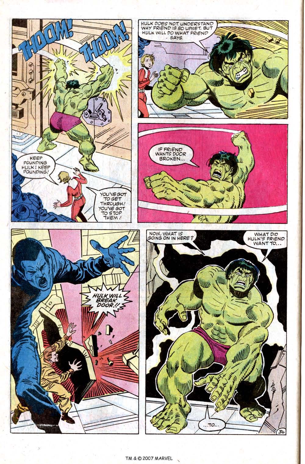 Read online The Incredible Hulk (1968) comic -  Issue # _Annual 1985 - 46