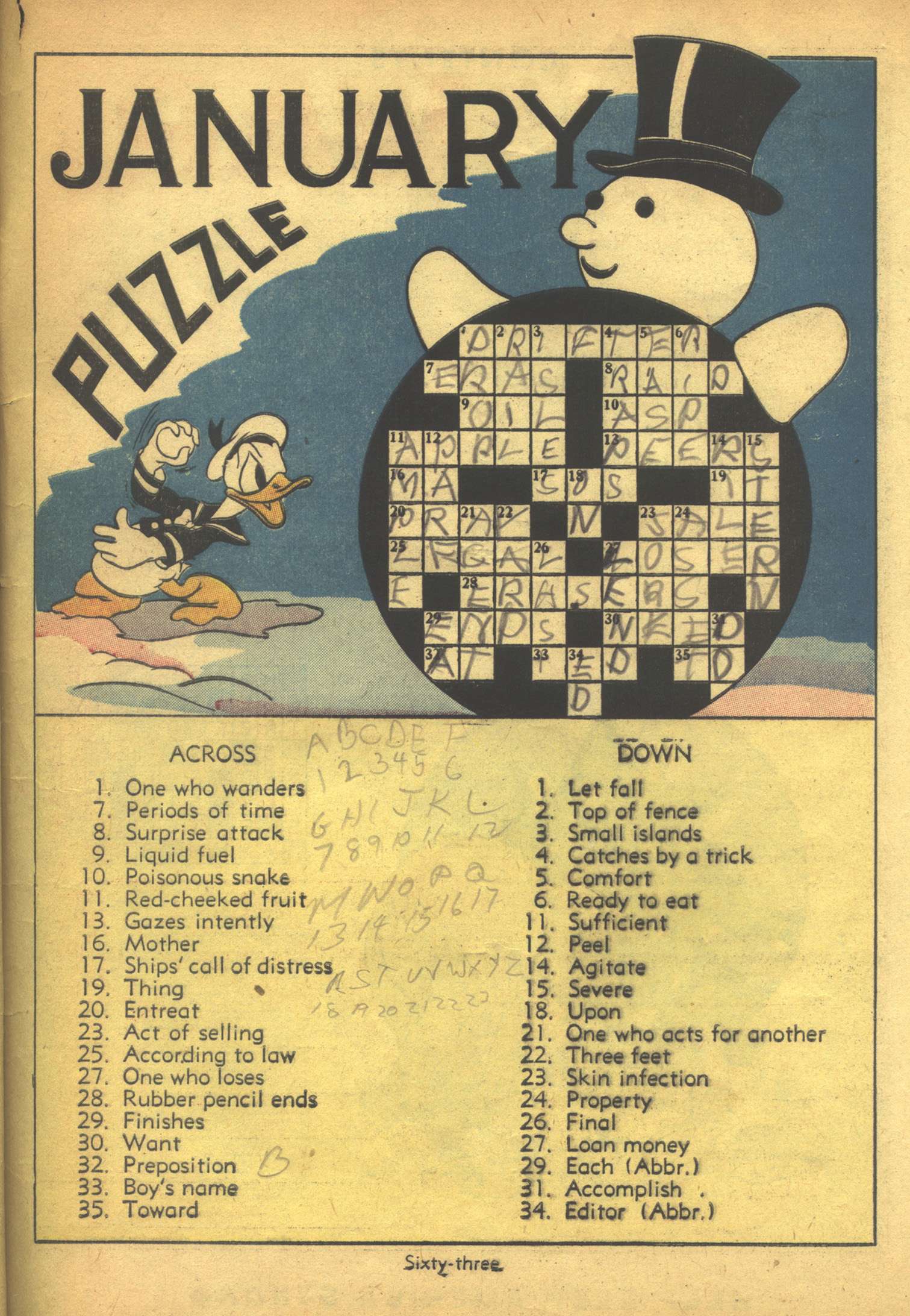 Read online Walt Disney's Comics and Stories comic -  Issue #28 - 65