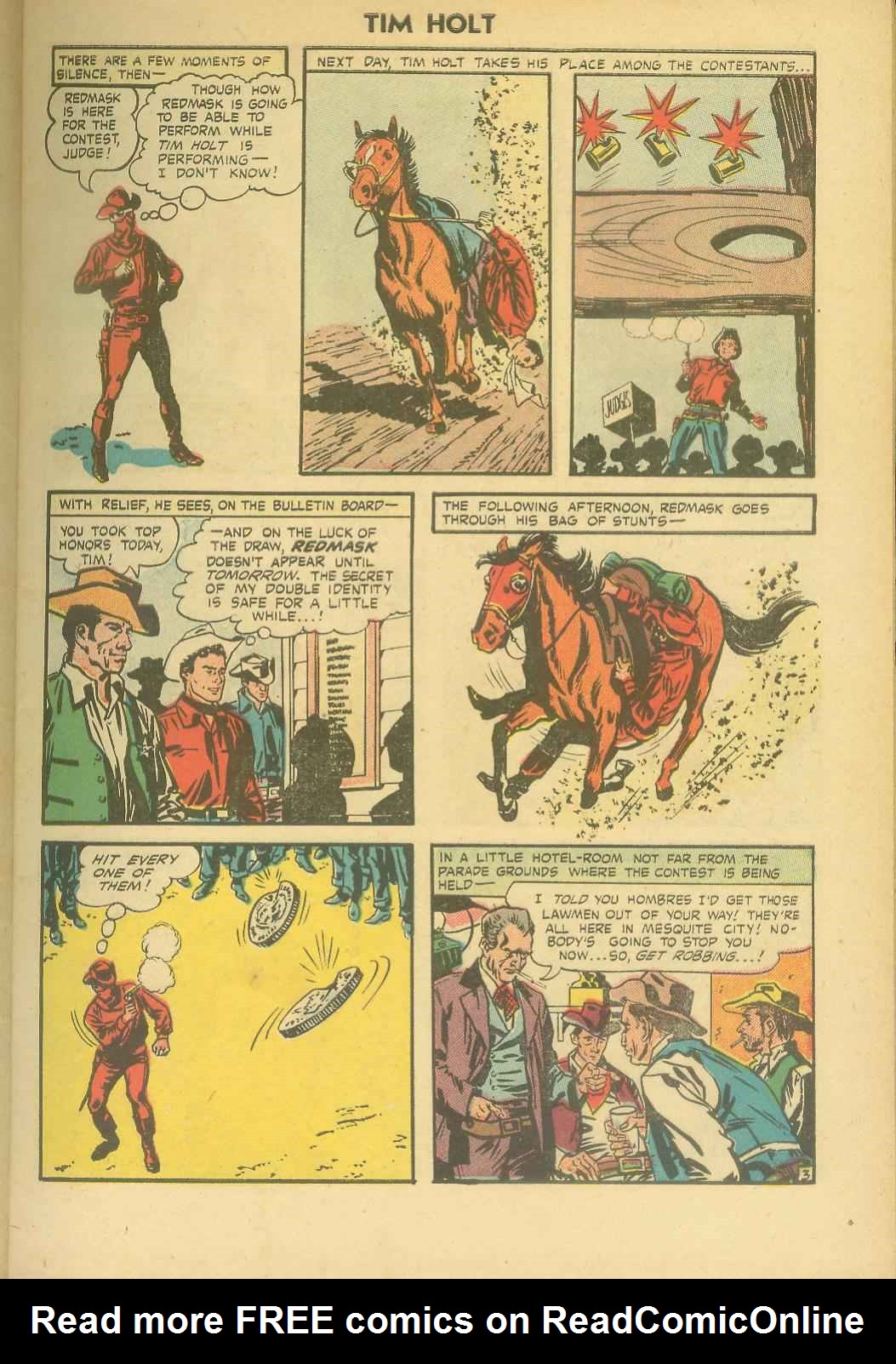 Read online Tim Holt comic -  Issue #36 - 5