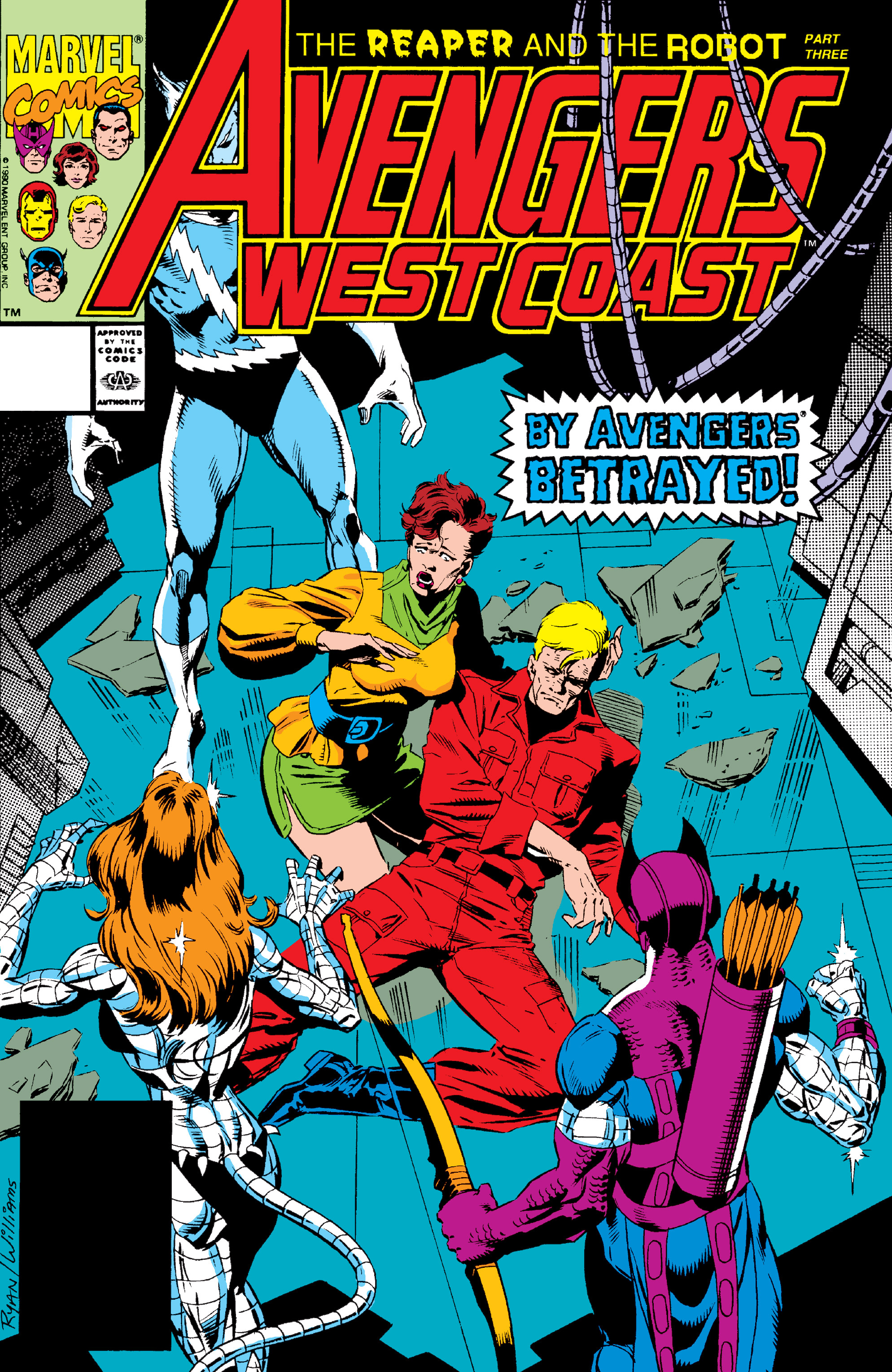 Read online Avengers West Coast (1989) comic -  Issue #67 - 1