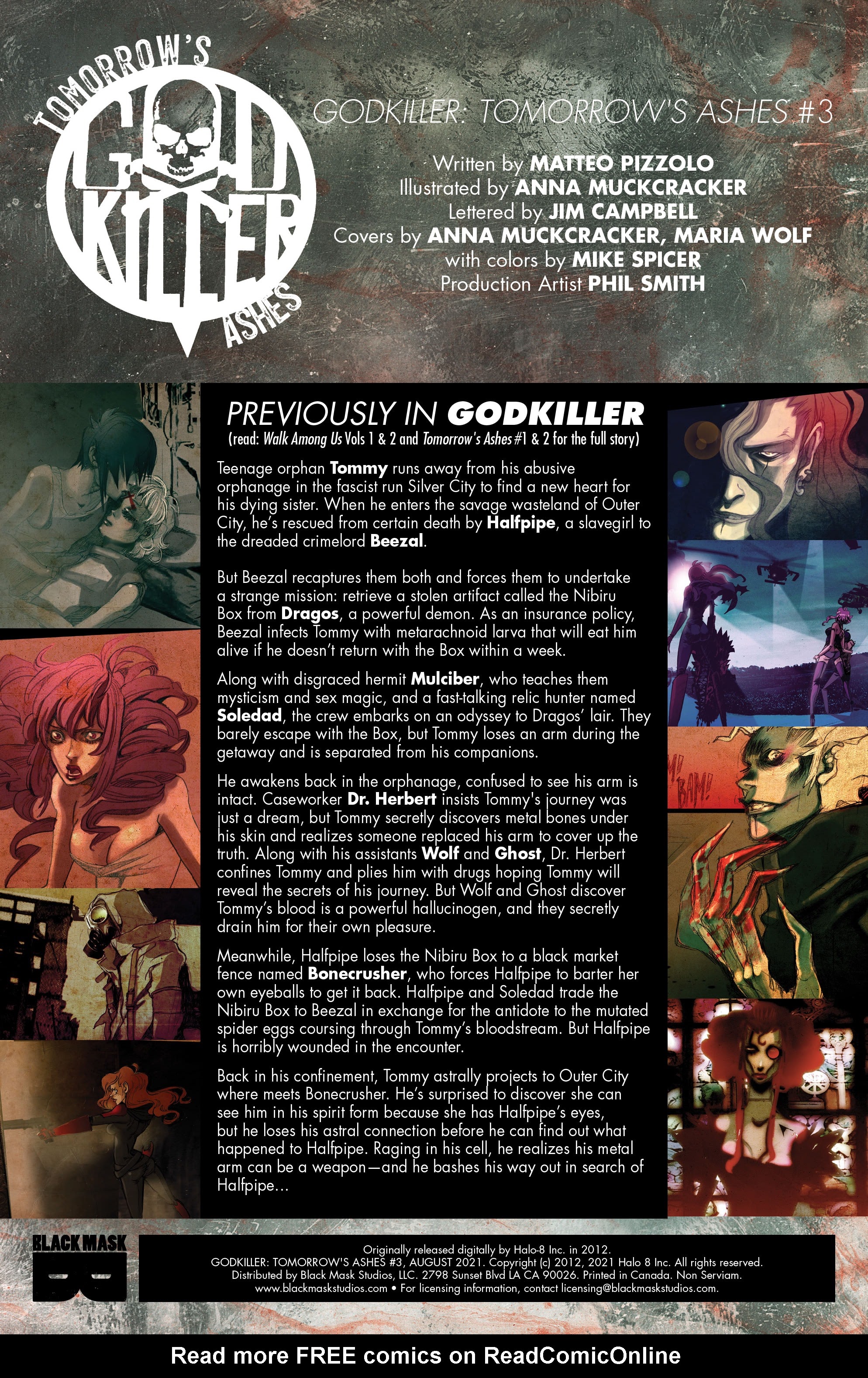 Read online Godkiller: Tomorrow's Ashes comic -  Issue #3 - 2