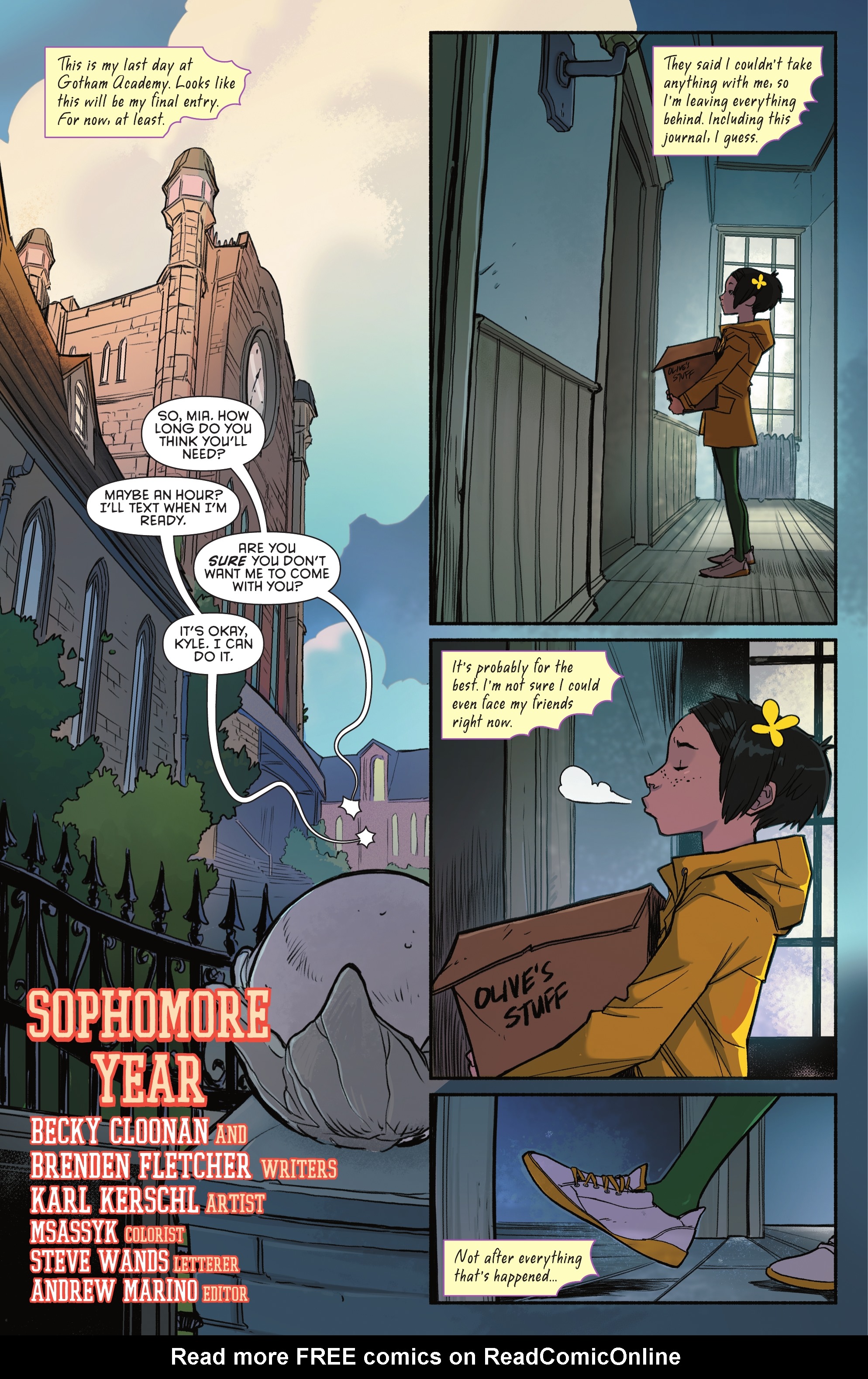 Read online Gotham Academy: Maps of Mystery comic -  Issue # Full - 27