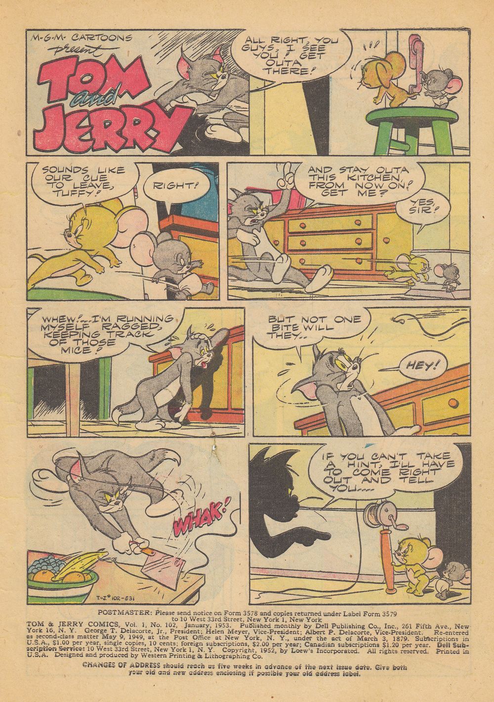 Read online Tom & Jerry Comics comic -  Issue #102 - 3