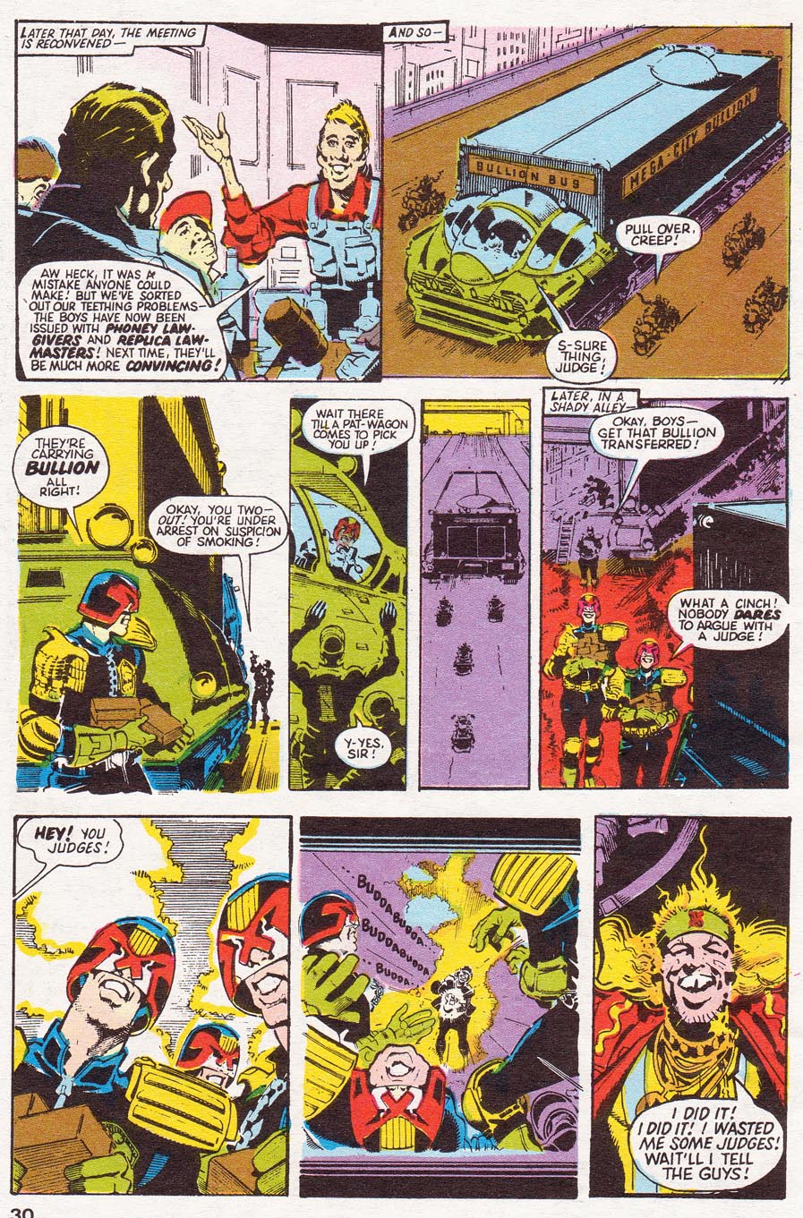 Read online Judge Dredd (1983) comic -  Issue #35 - 30