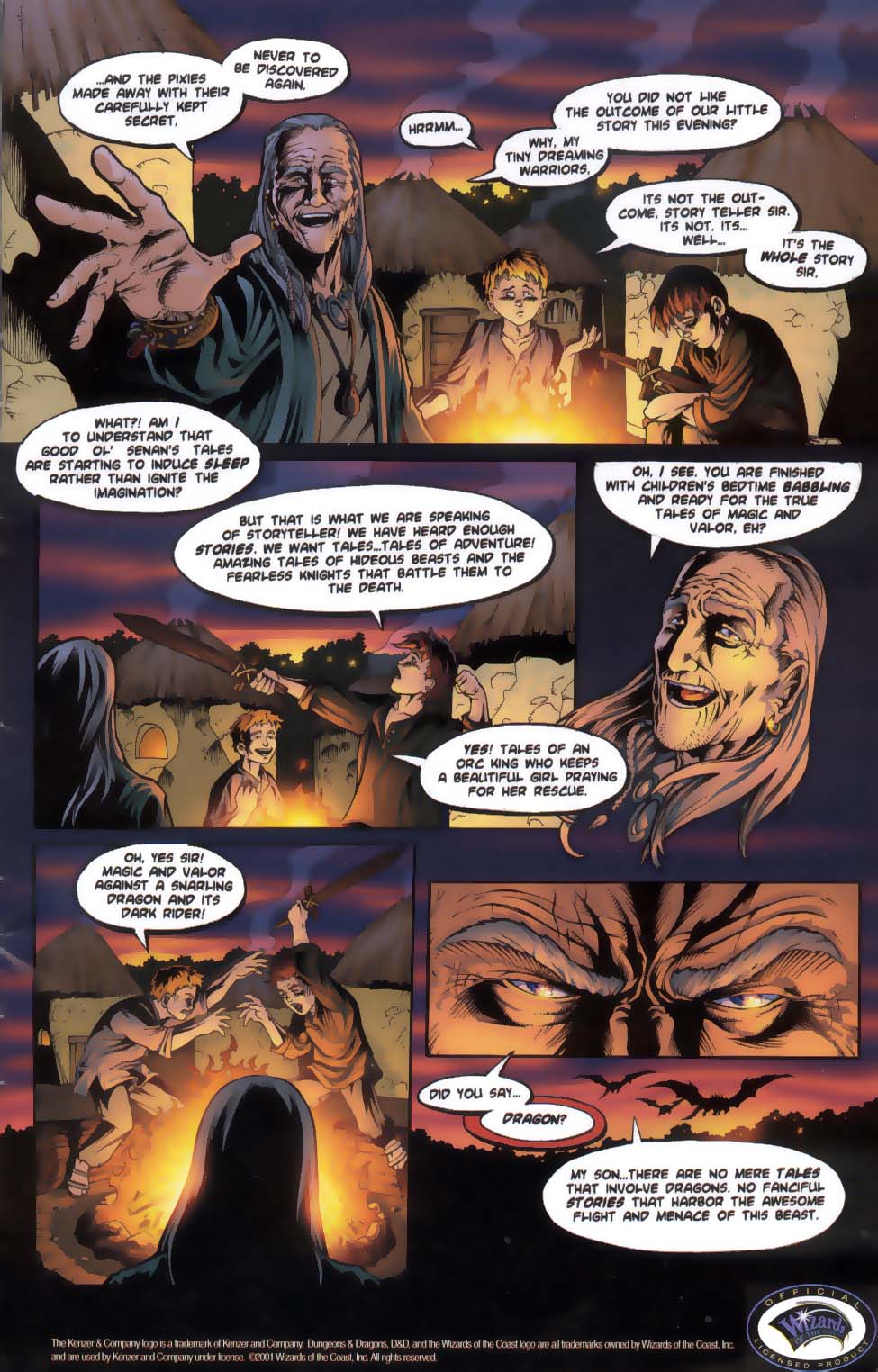 Read online Dungeons And Dragons: In The Shadow Of Dragons comic -  Issue #1 - 2