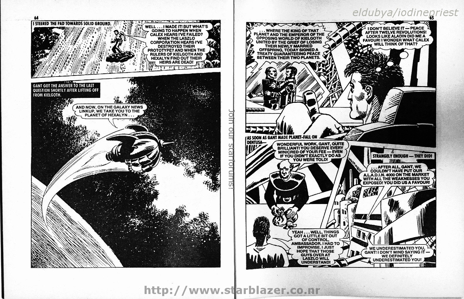 Read online Starblazer comic -  Issue #205 - 34