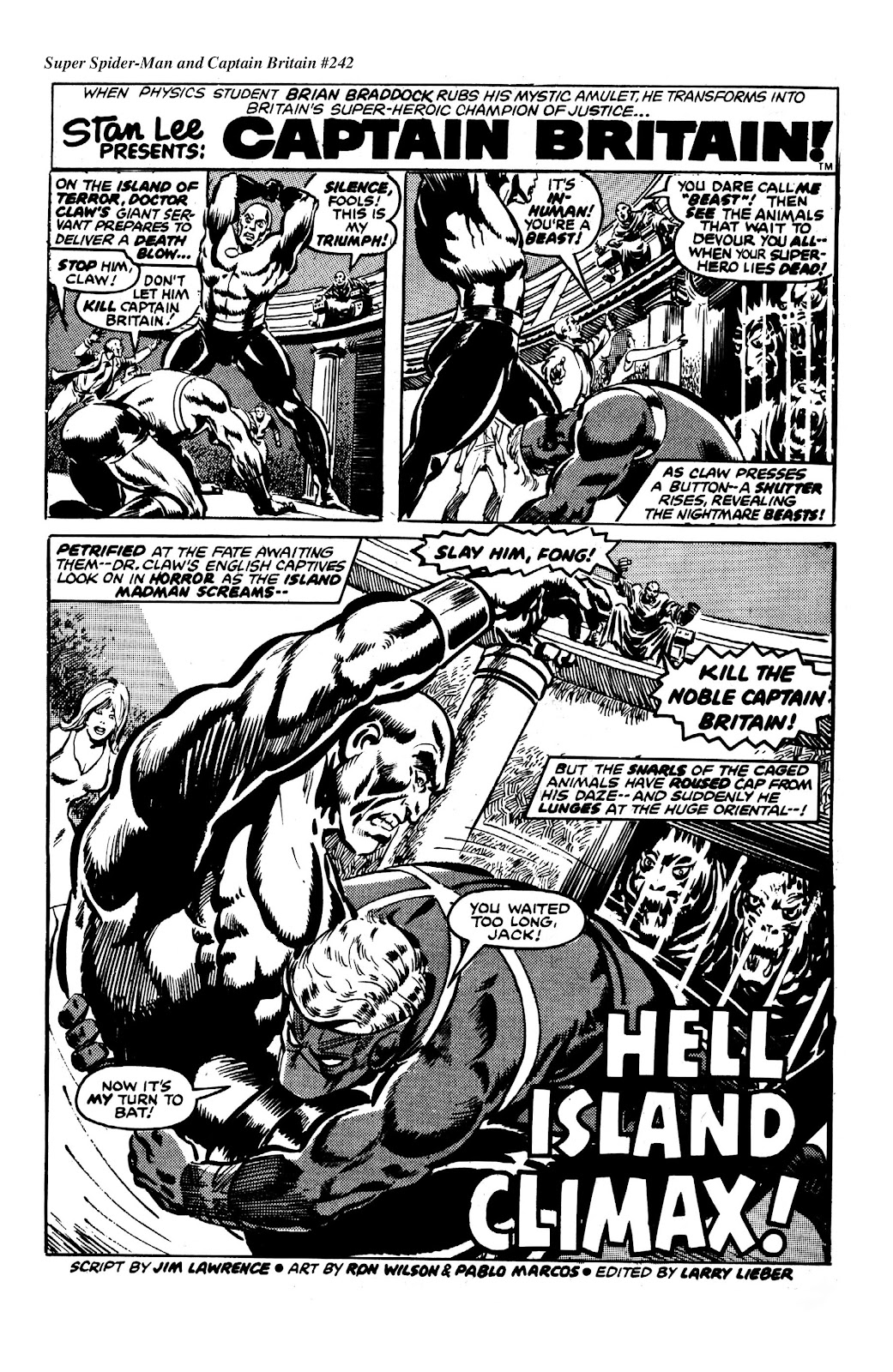 Captain Britain Omnibus issue TPB (Part 5) - Page 1
