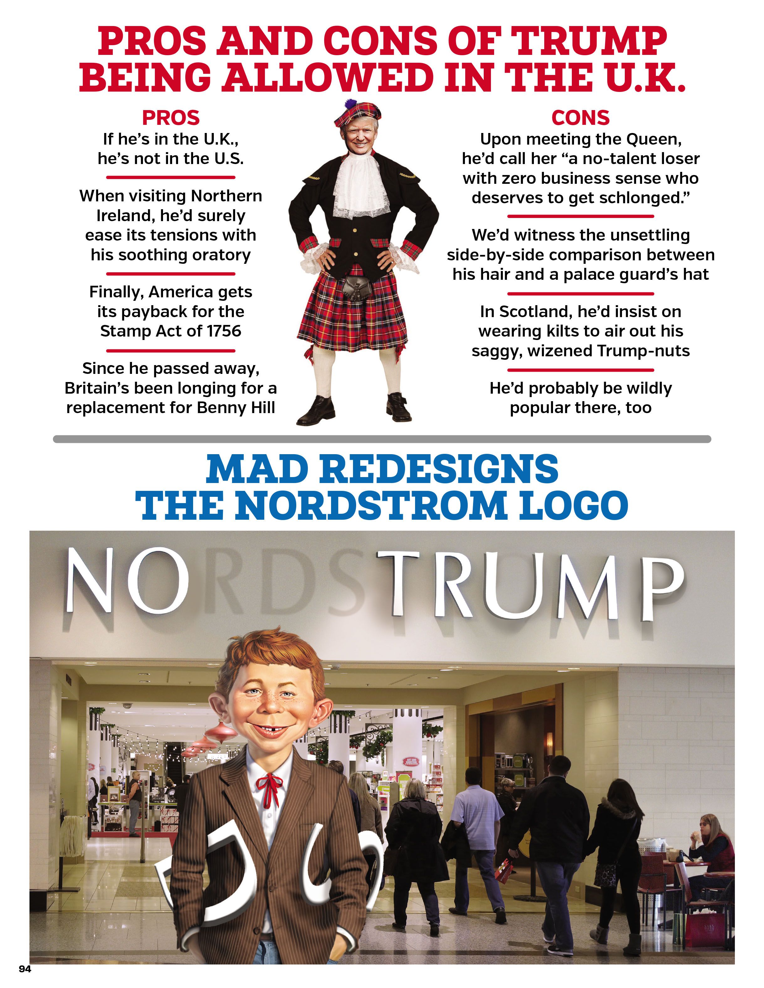 Read online MAD About Trump: A Brilliant Look at Our Brainless President comic -  Issue # TPB - 96