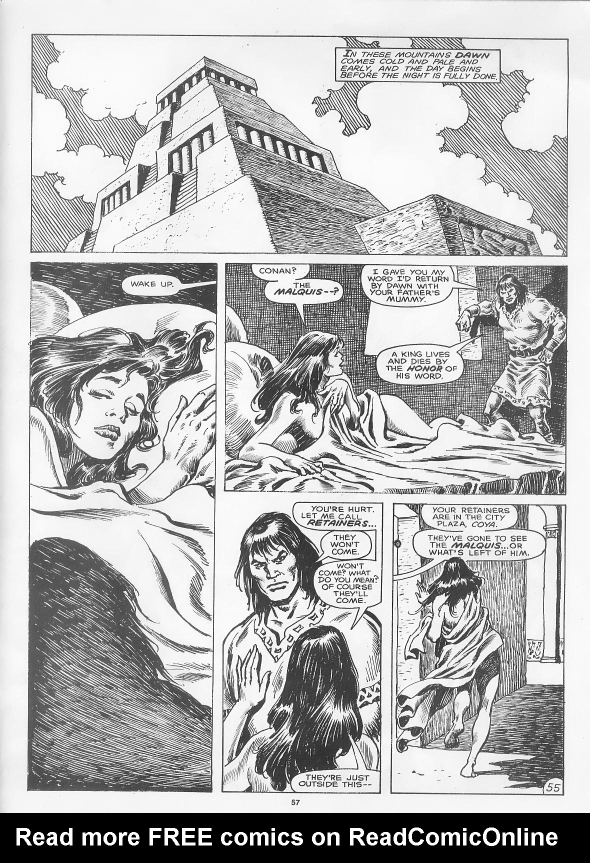 Read online The Savage Sword Of Conan comic -  Issue #166 - 59