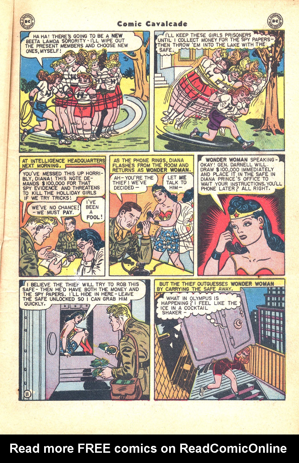 Read online Comic Cavalcade comic -  Issue #14 - 13