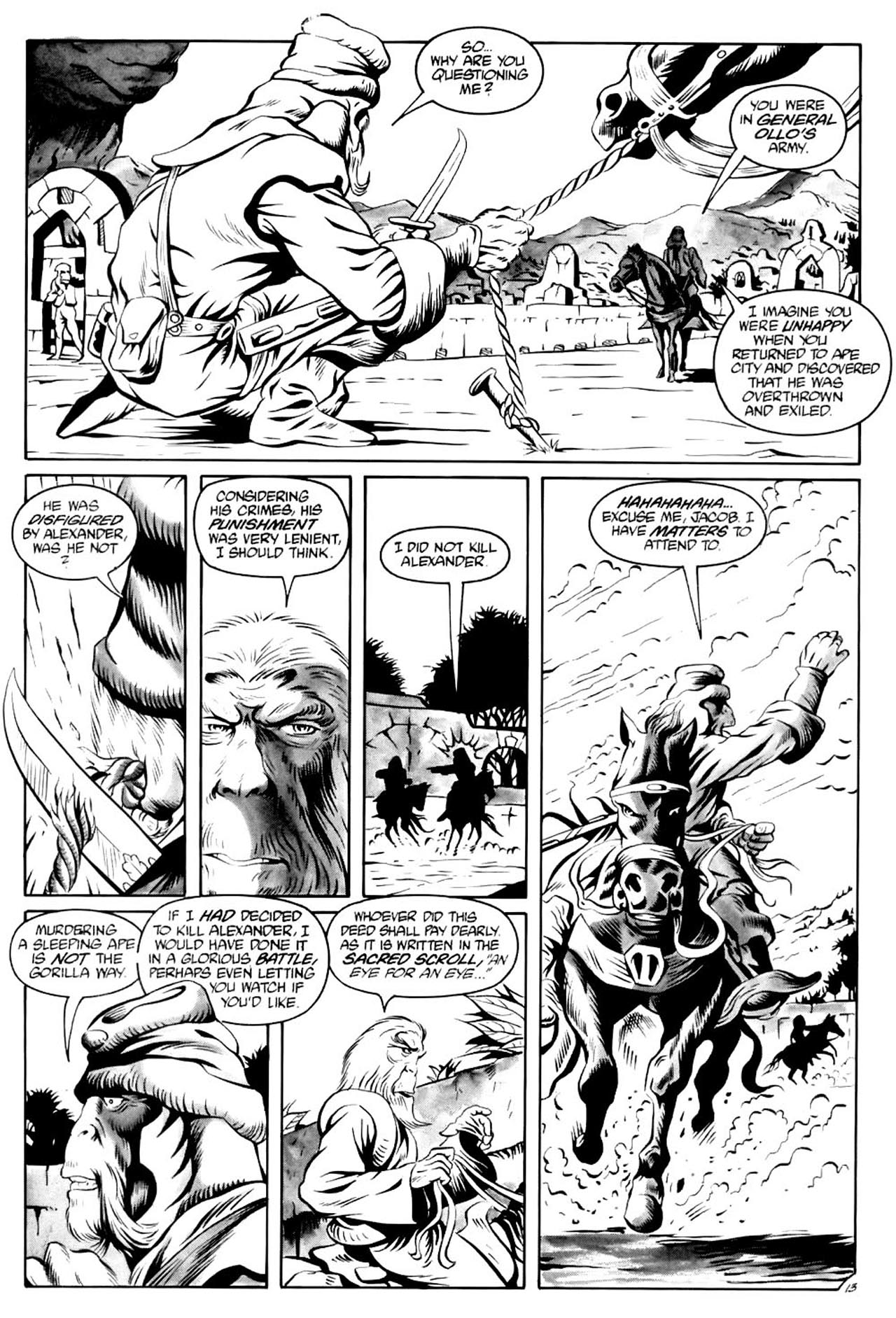 Read online Planet of the Apes (1990) comic -  Issue #5 - 15