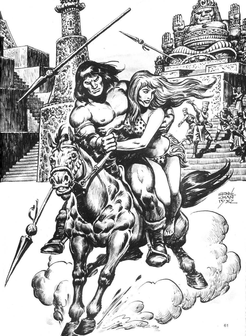 Read online The Savage Sword Of Conan comic -  Issue #87 - 61