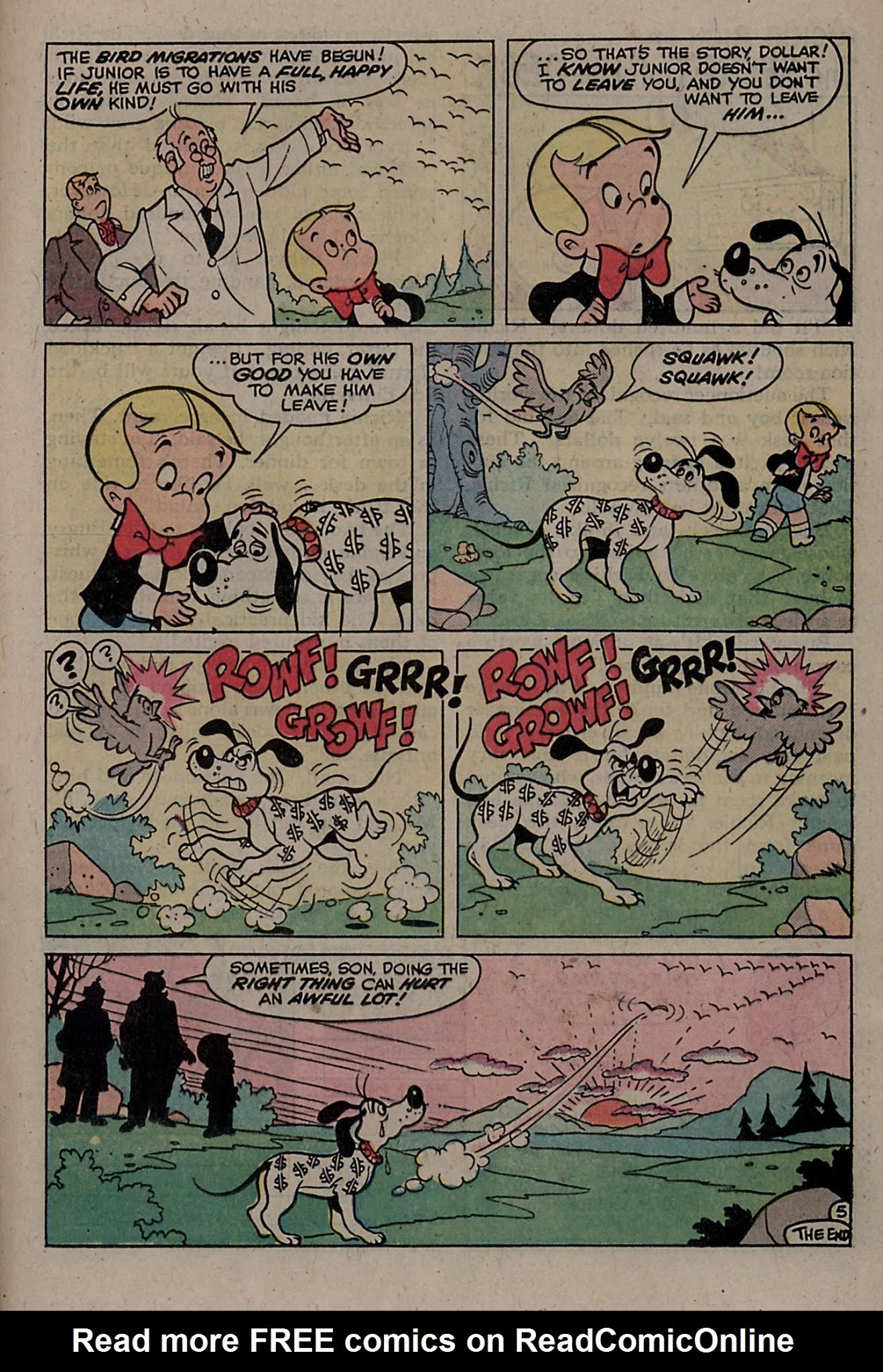 Read online Richie Rich & Dollar the Dog comic -  Issue #7 - 41