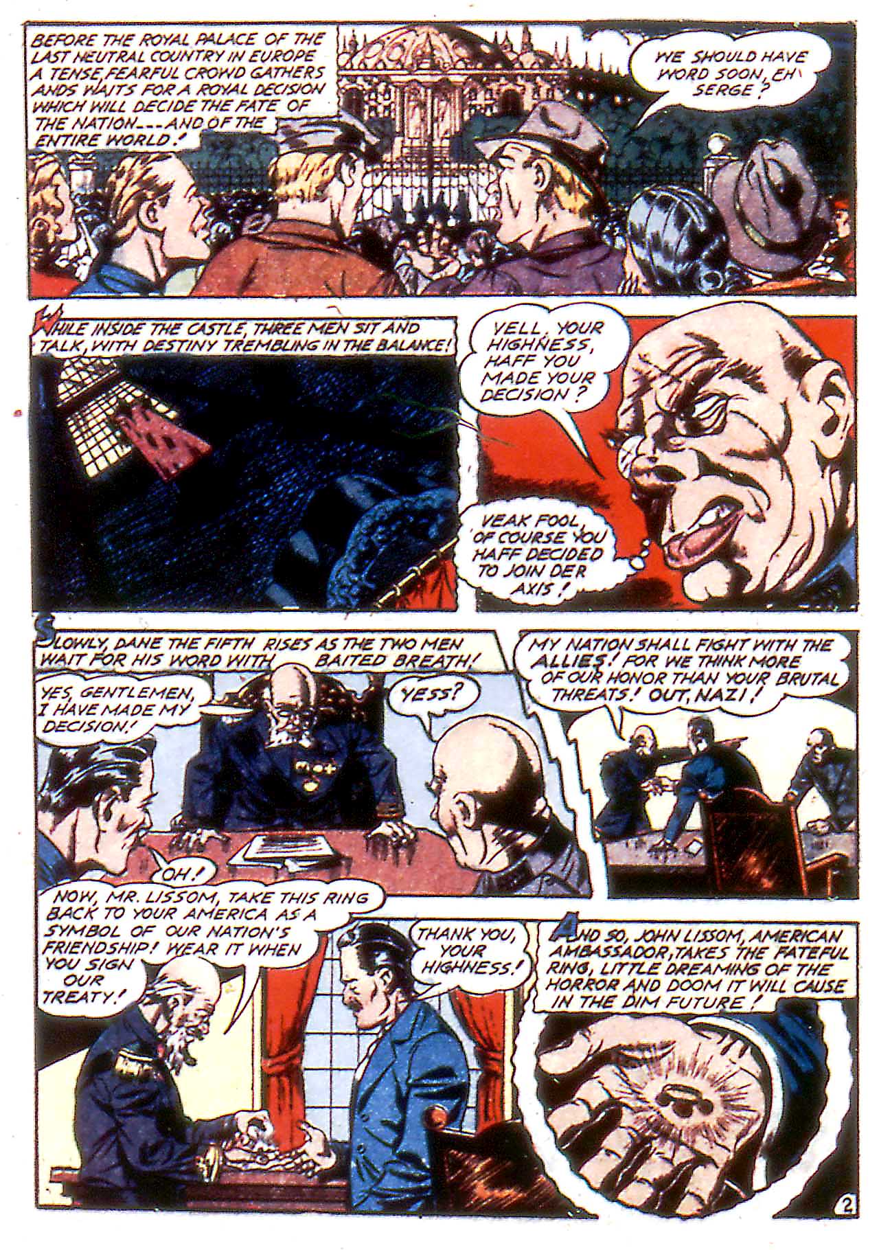 Read online Captain America Comics comic -  Issue #21 - 4