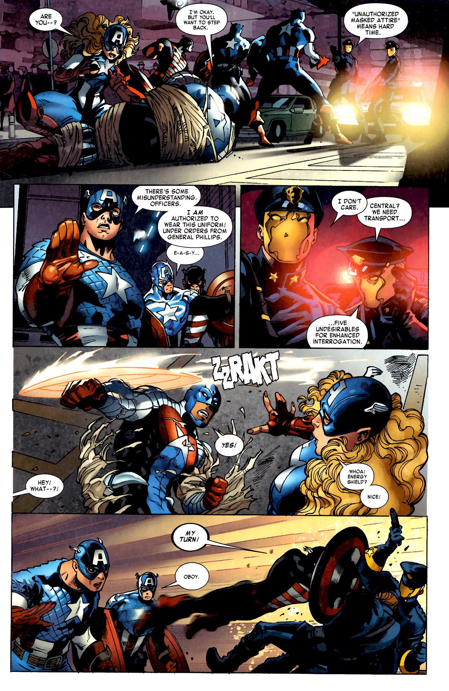 Read online Captain America Corps comic -  Issue #1 - 18