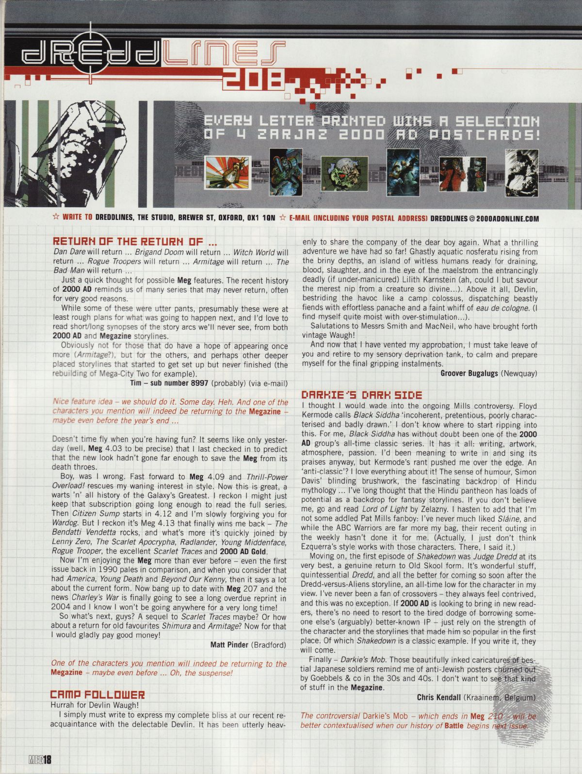 Read online Judge Dredd Megazine (Vol. 5) comic -  Issue #208 - 18