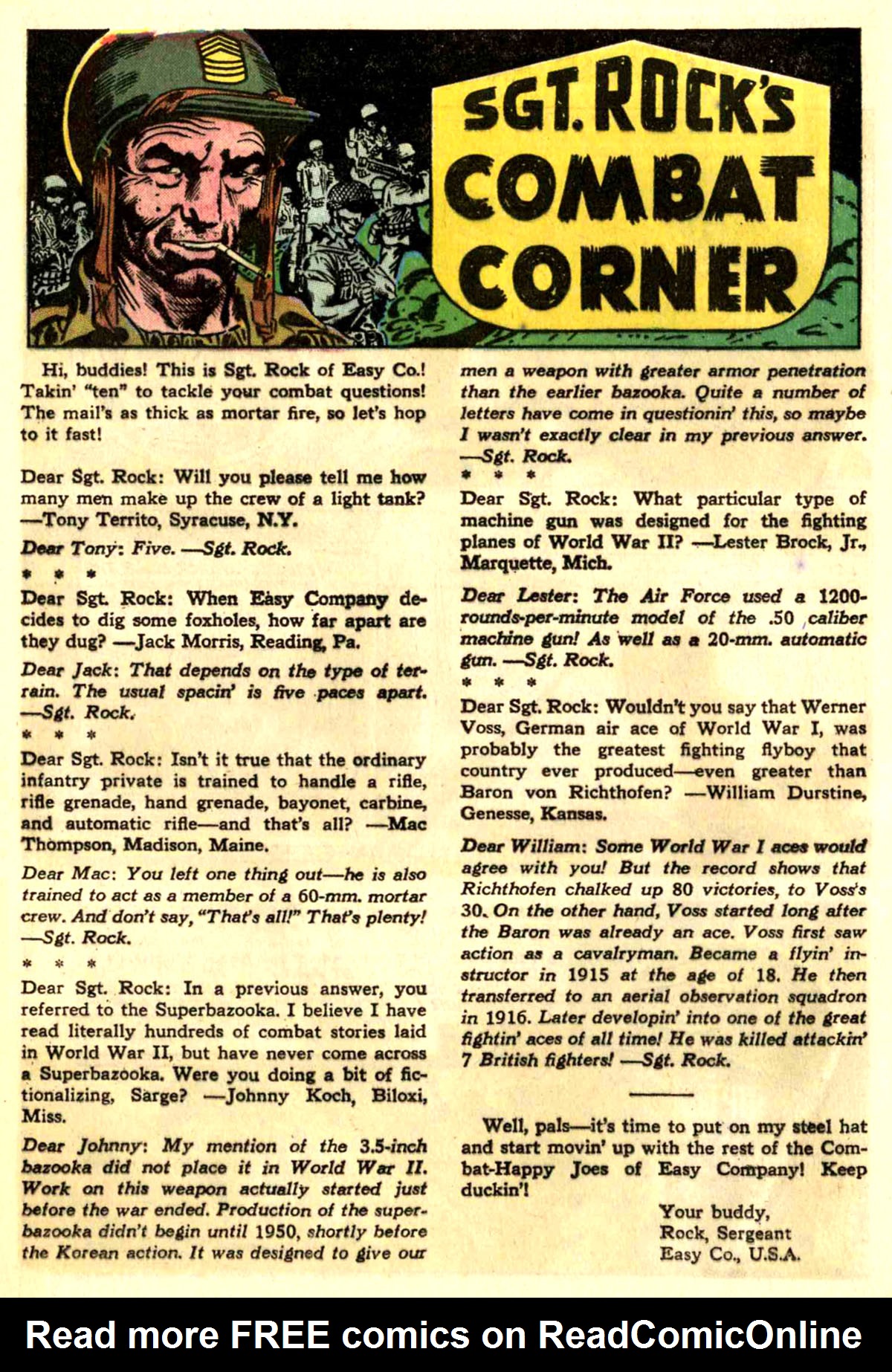 Read online Our Army at War (1952) comic -  Issue #153 - 31