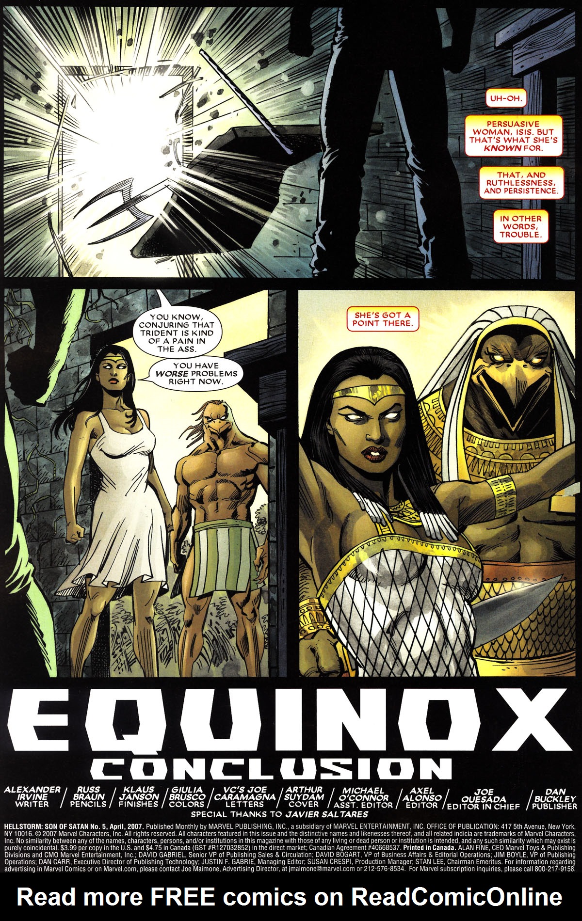 Read online Hellstorm: Son of Satan comic -  Issue #5 - 5