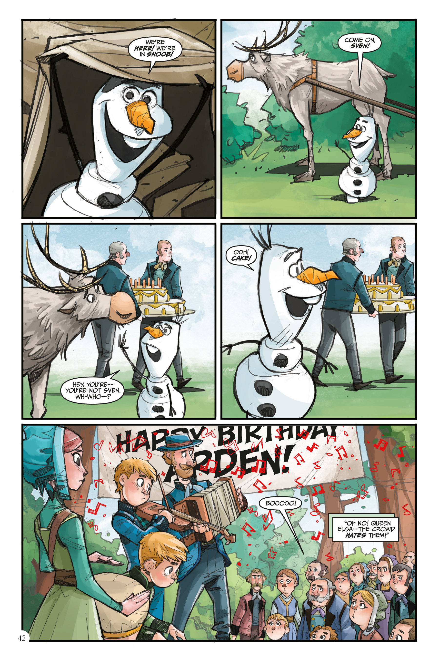 Read online Disney Frozen: Reunion Road comic -  Issue # _TPB - 41