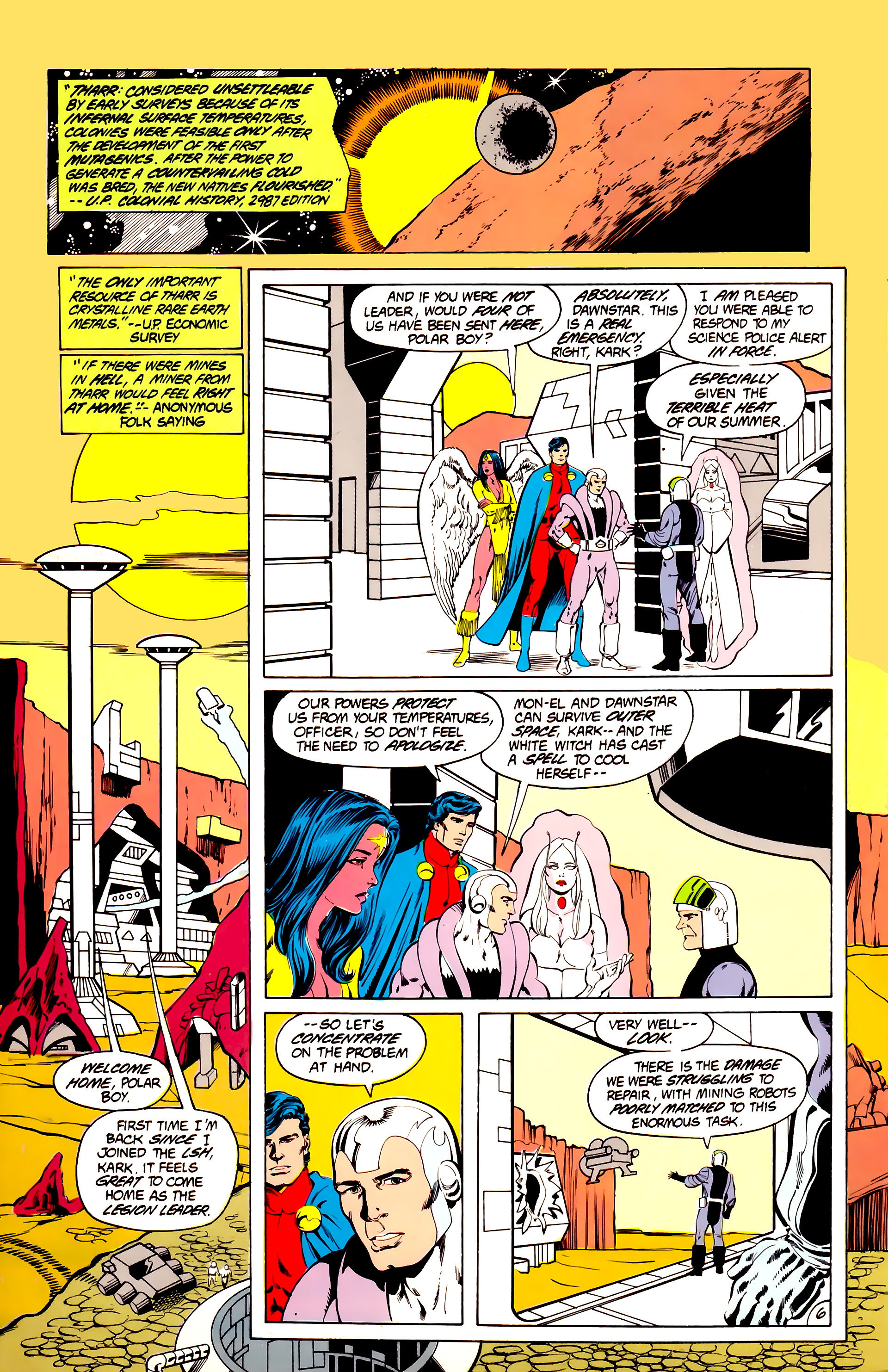 Read online Legion of Super-Heroes (1984) comic -  Issue #40 - 7