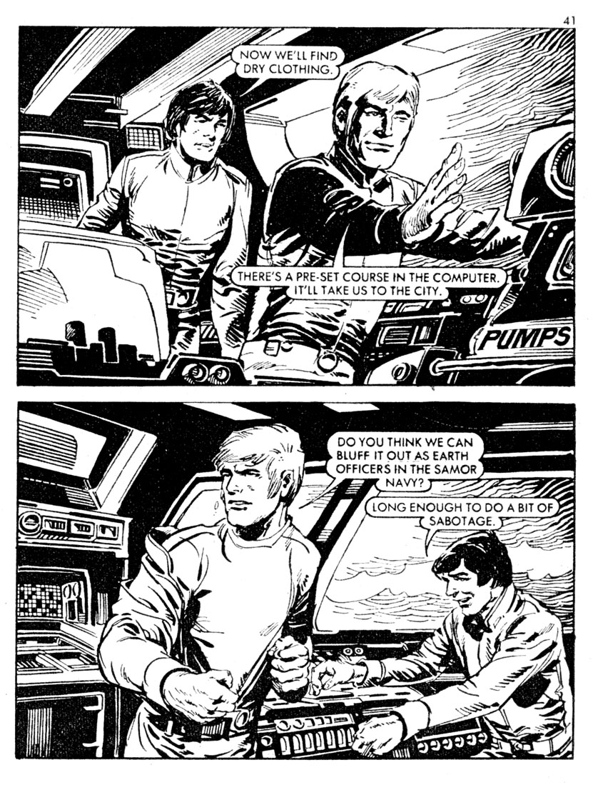 Read online Starblazer comic -  Issue #34 - 41
