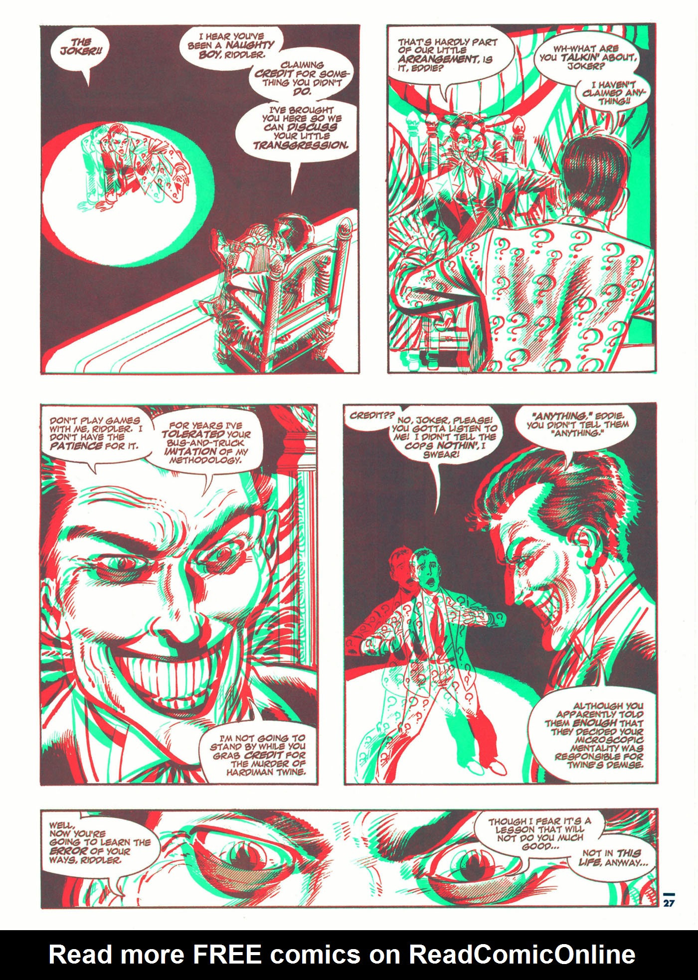 Read online Batman 3-D comic -  Issue # TPB - 28