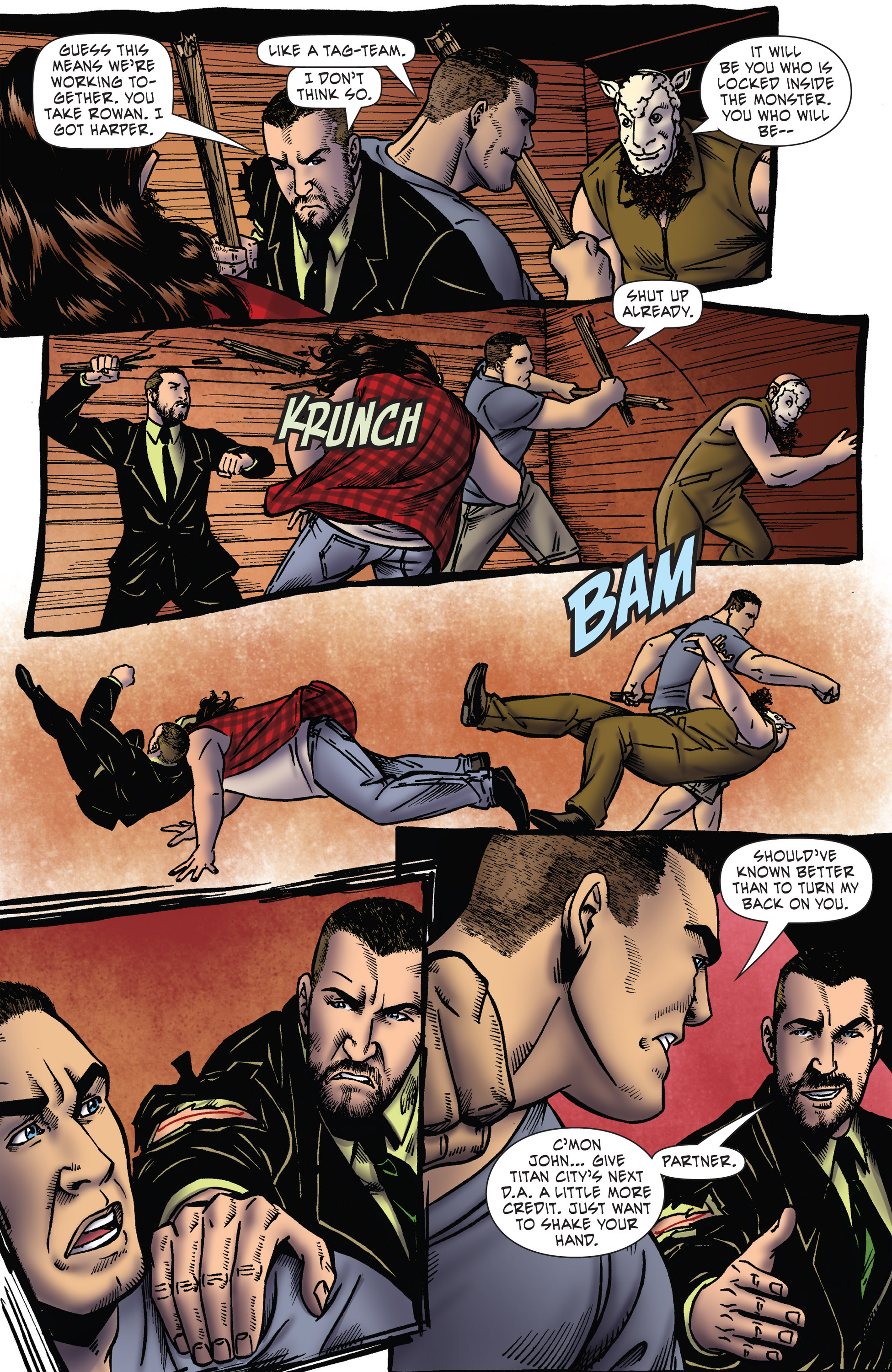 Read online WWE Superstars comic -  Issue #3 - 10