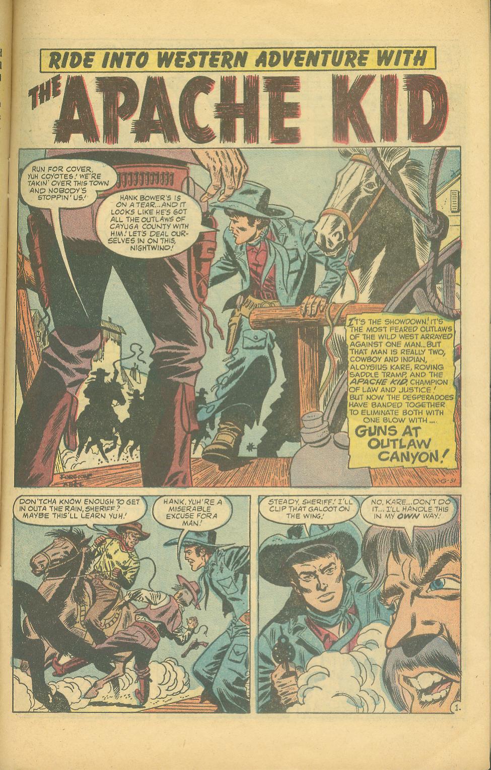 Read online Apache Kid comic -  Issue #14 - 27
