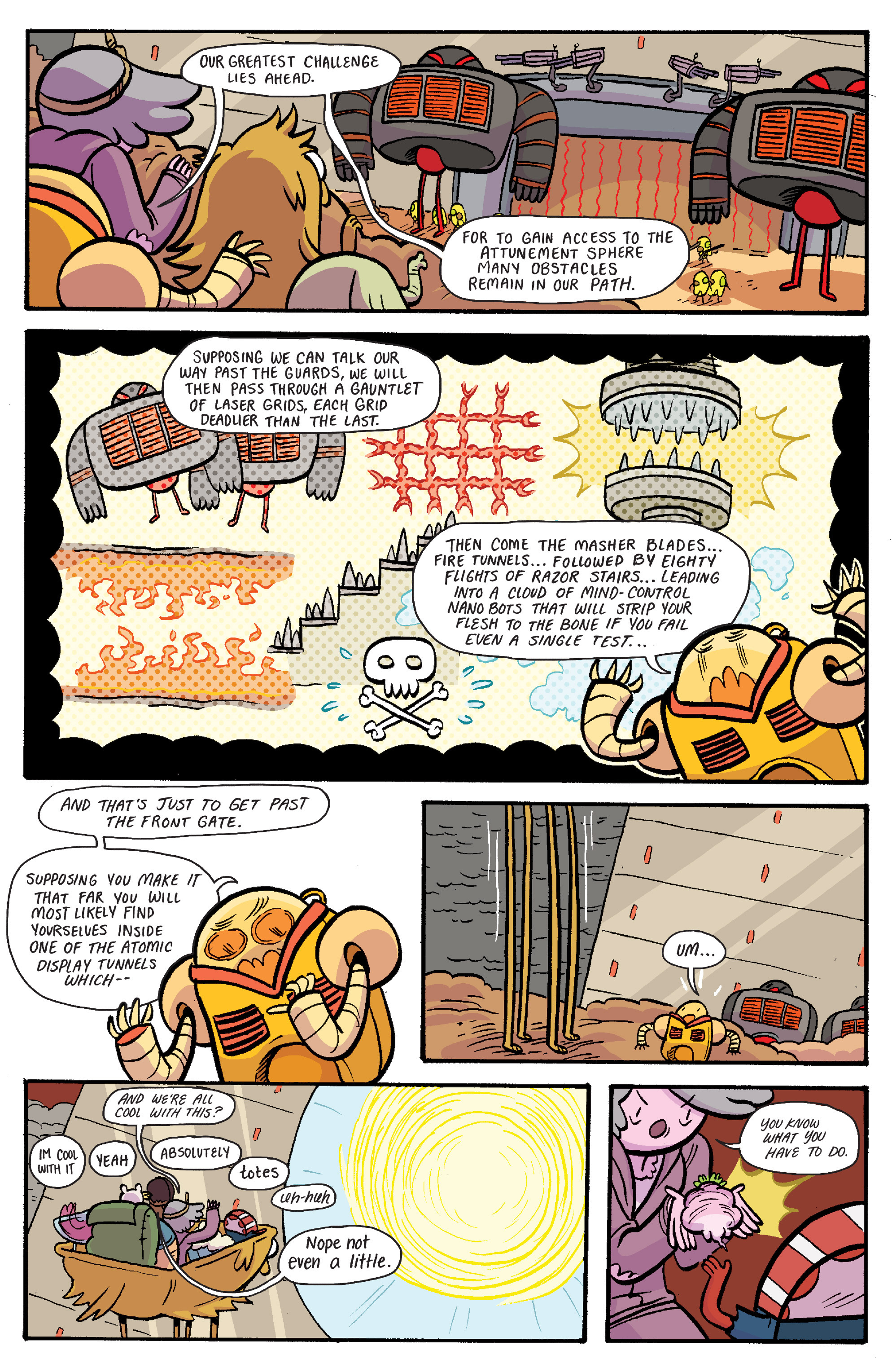 Read online Adventure Time: Banana Guard Academ comic -  Issue #6 - 22