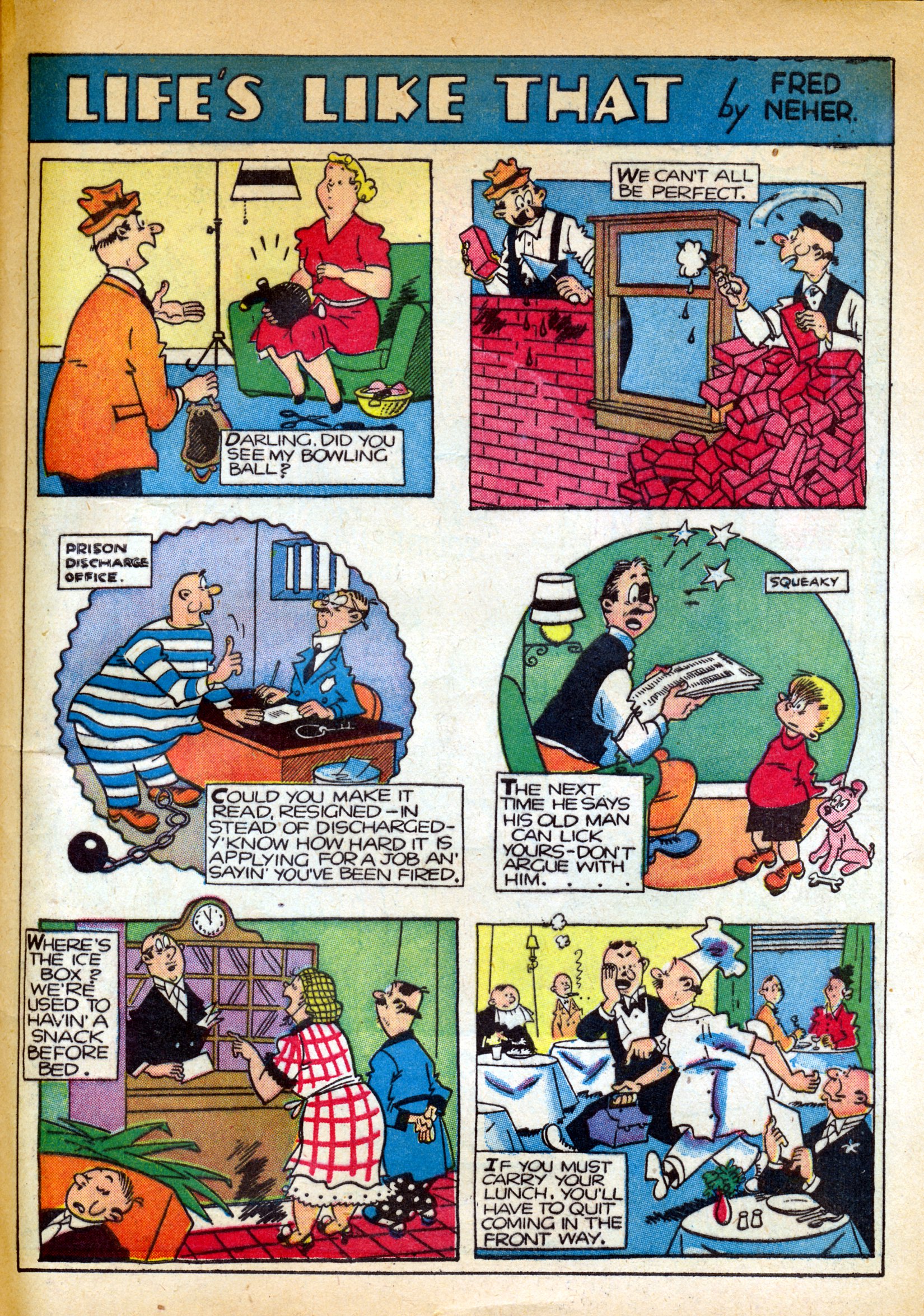 Read online Famous Funnies comic -  Issue #82 - 57