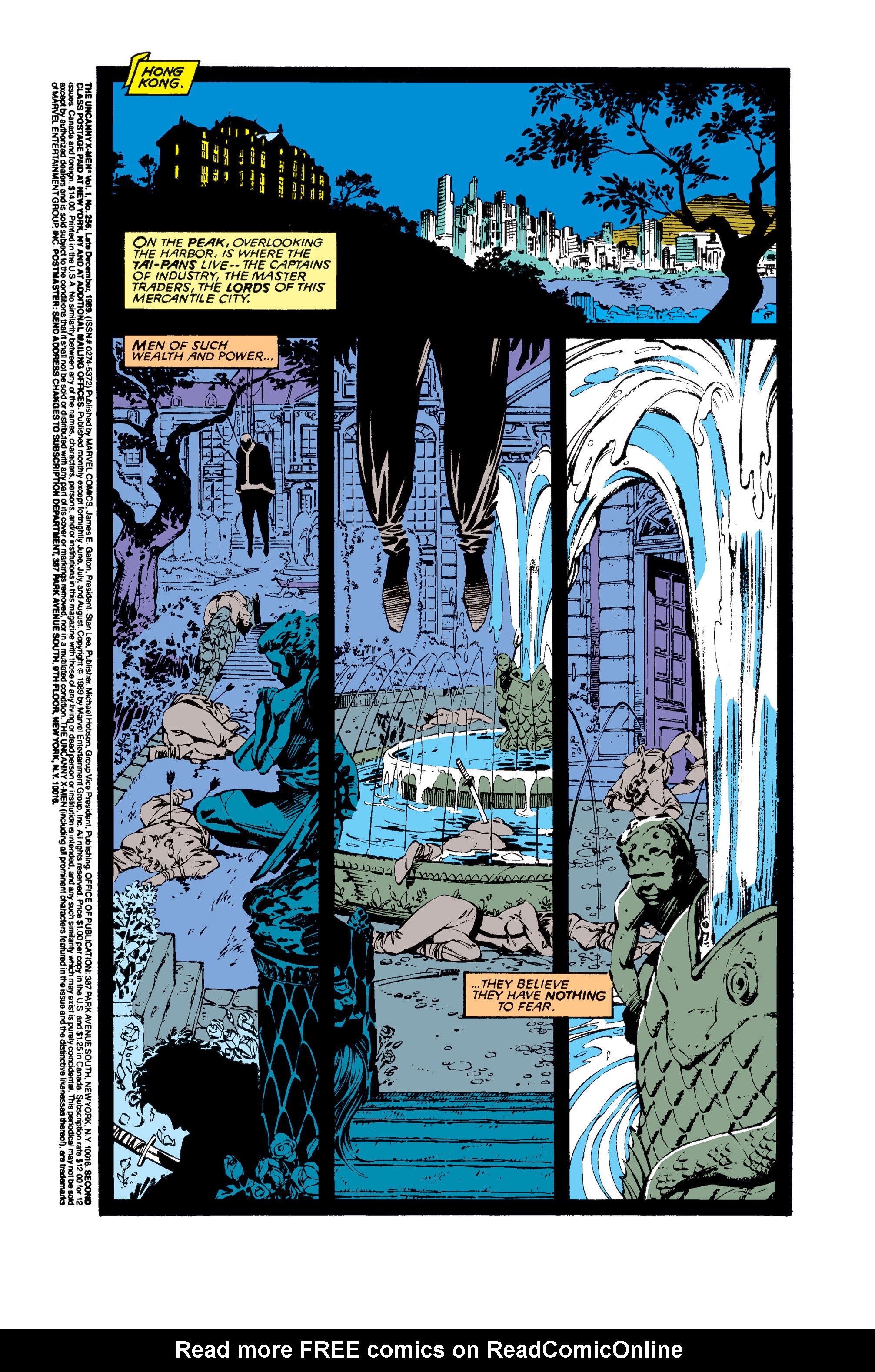 Read online Uncanny X-Men (1963) comic -  Issue #256 - 2