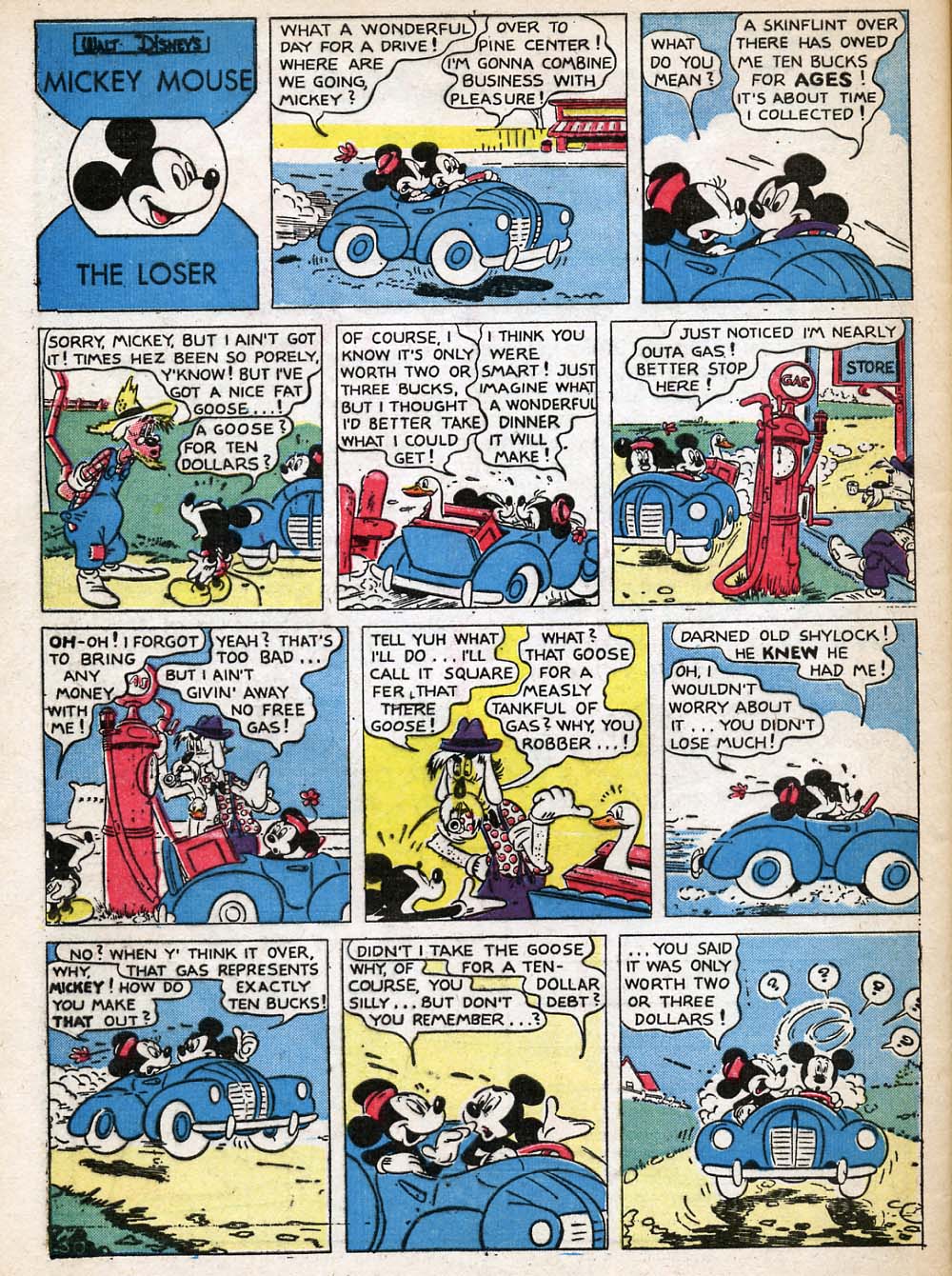 Read online Walt Disney's Comics and Stories comic -  Issue #34 - 62