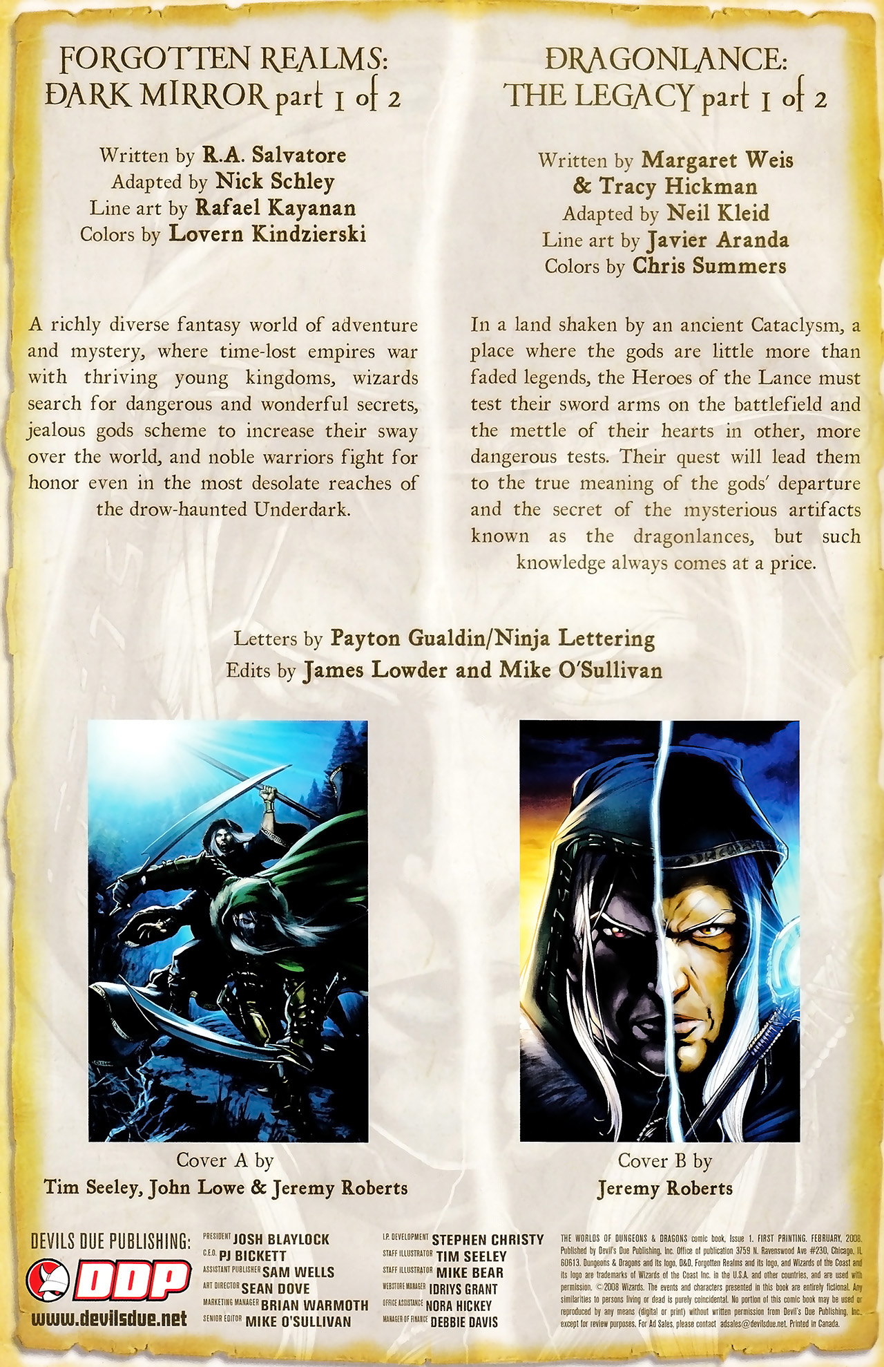Read online The Worlds of Dungeons & Dragons comic -  Issue #1 - 2
