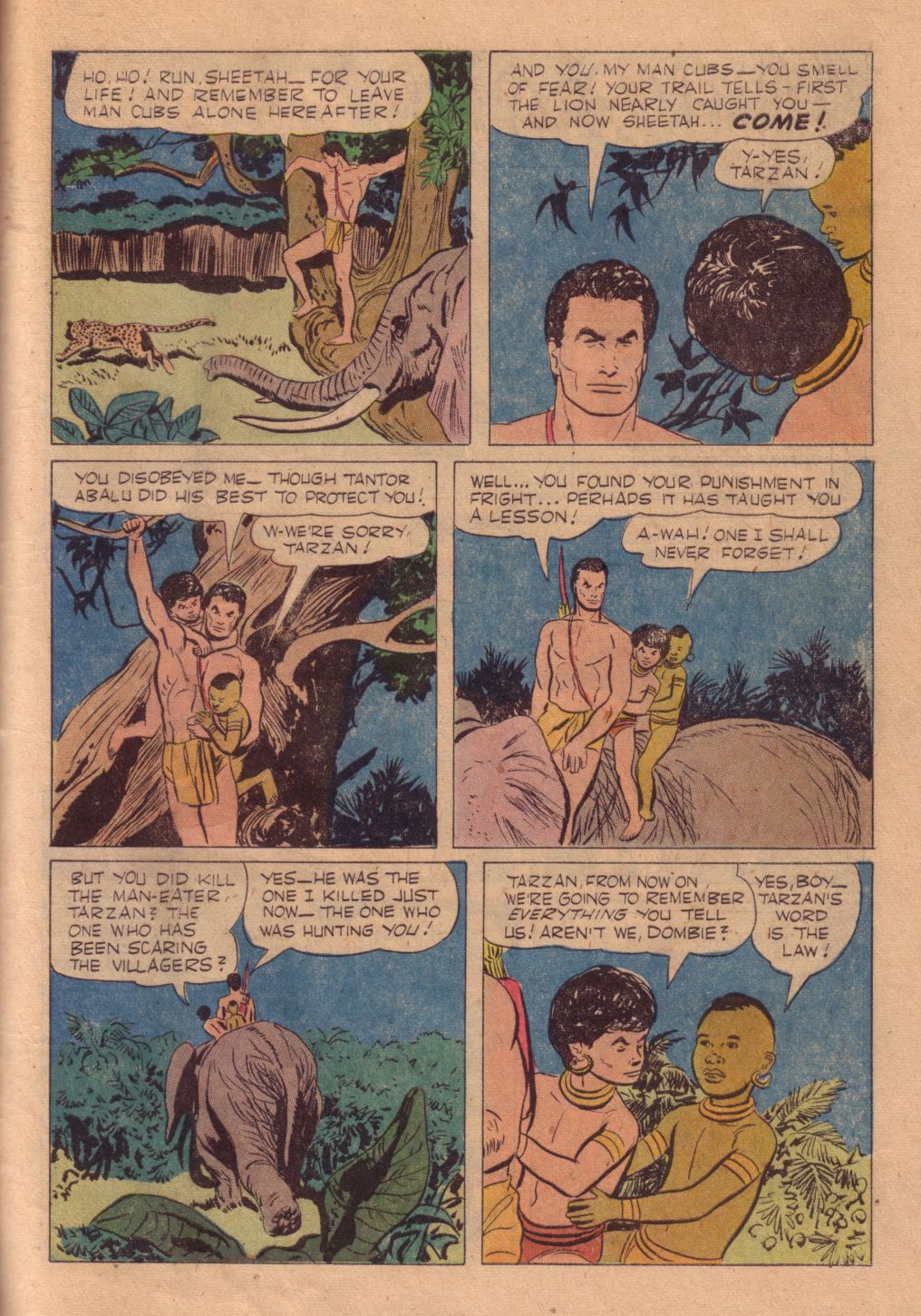 Read online Tarzan (1948) comic -  Issue #98 - 27