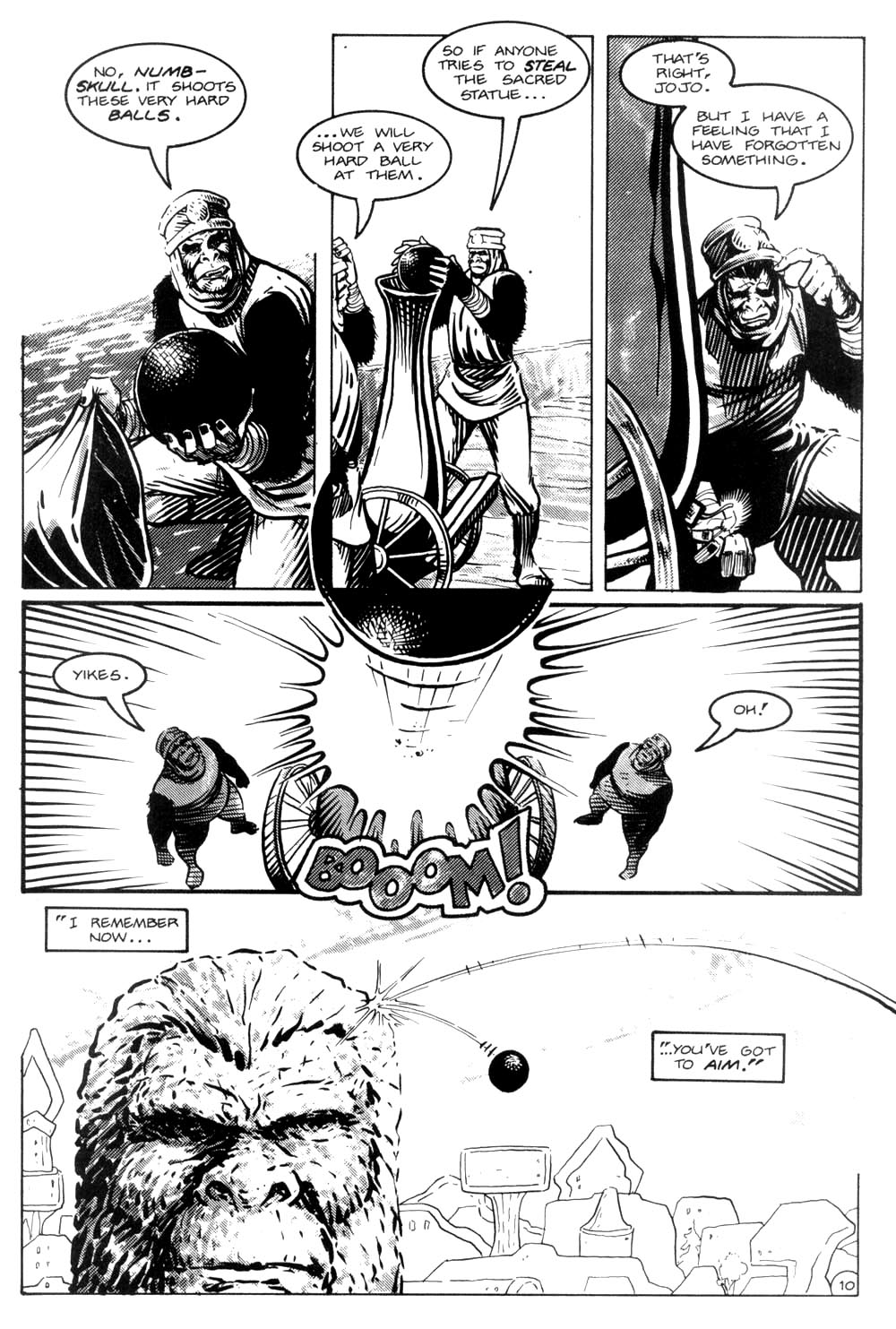 Read online Planet of the Apes (1990) comic -  Issue #18 - 12